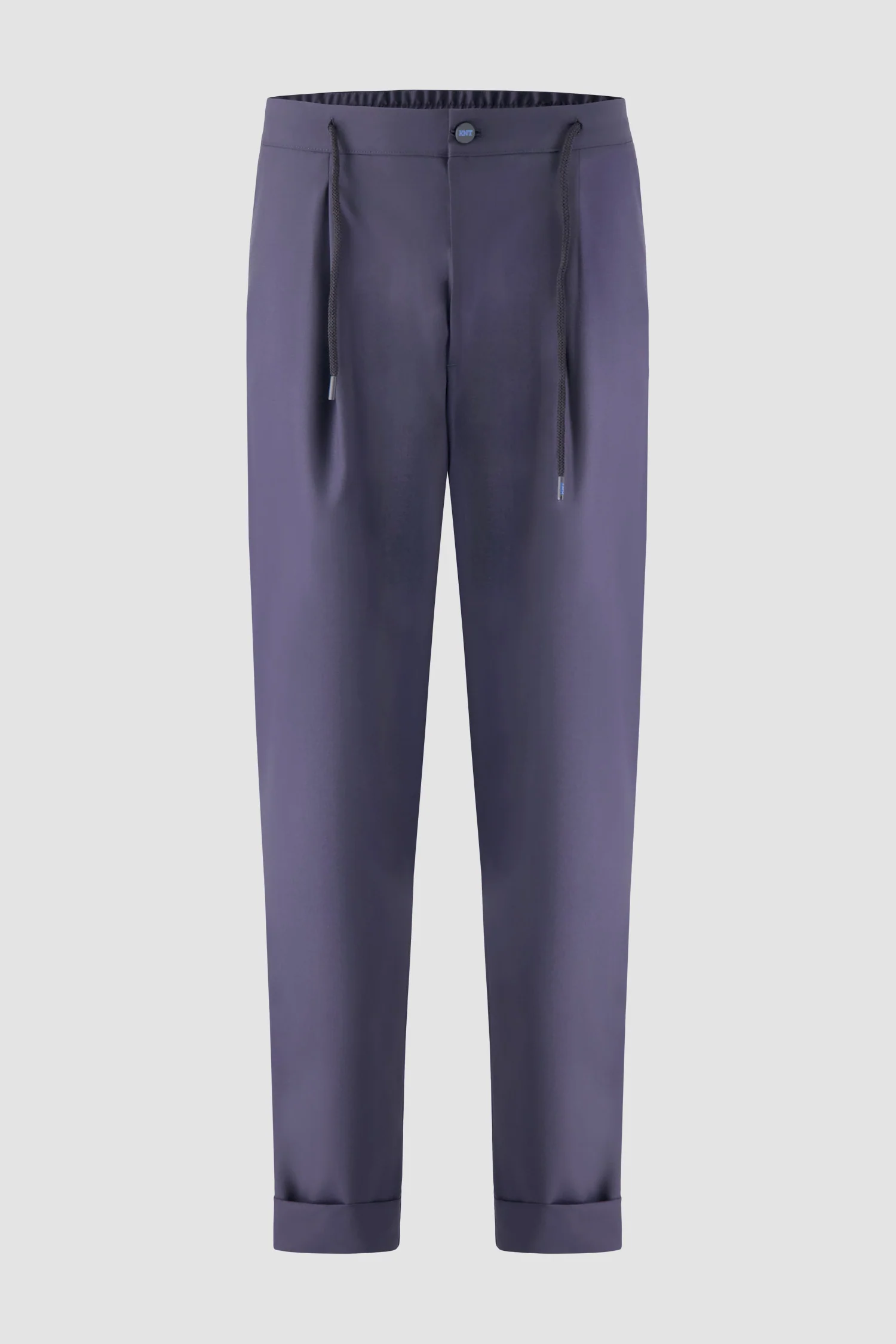 Kiton Dark Grey Wool Trousers