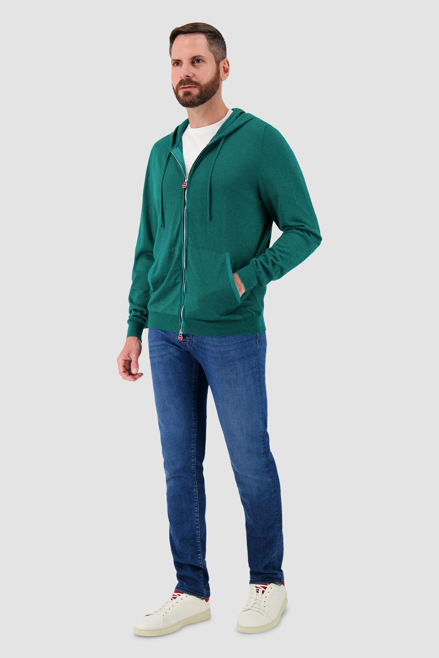 Kiton Green Hoodie - Image 4