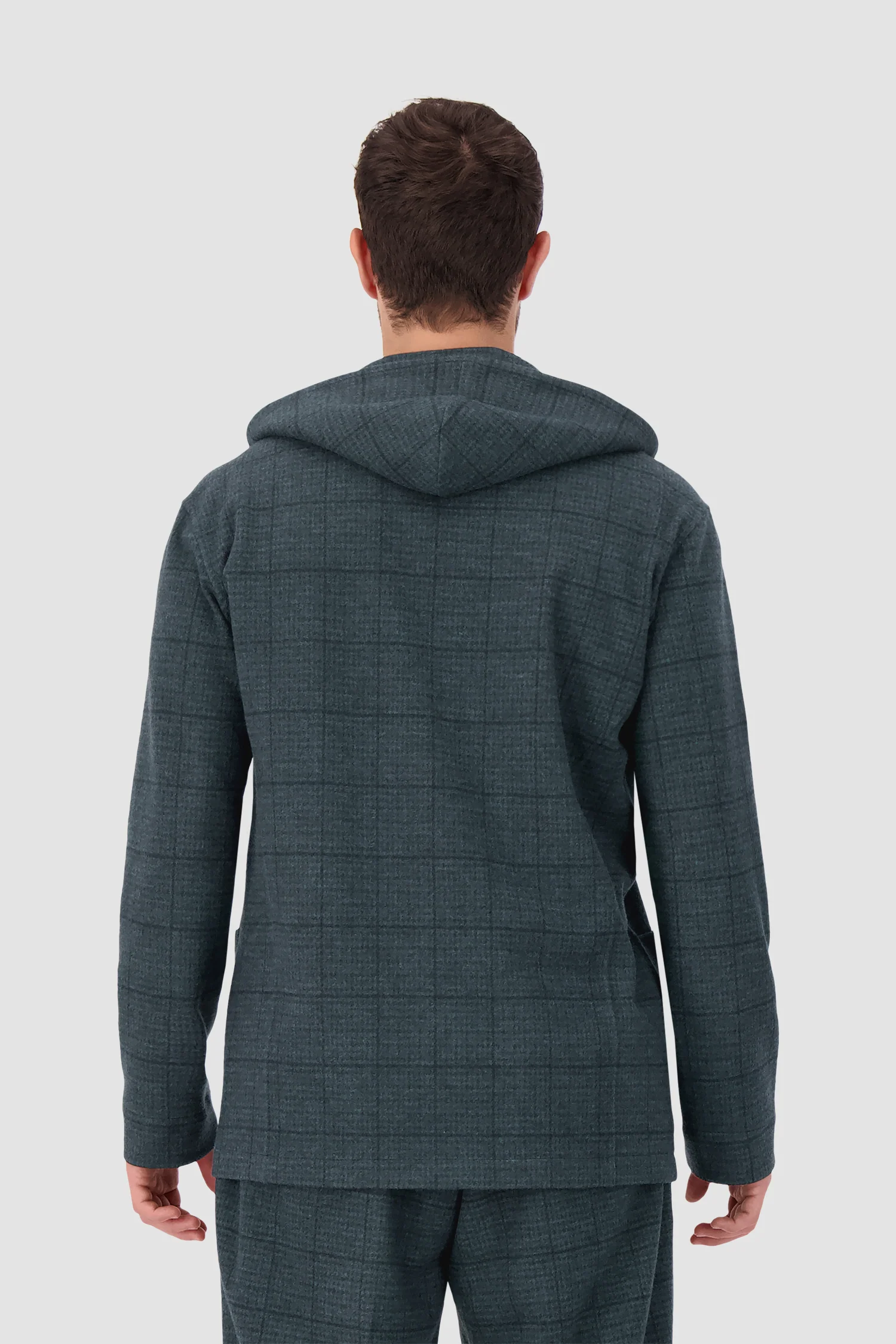 Kiton Green Plaid Blazer - Image 8