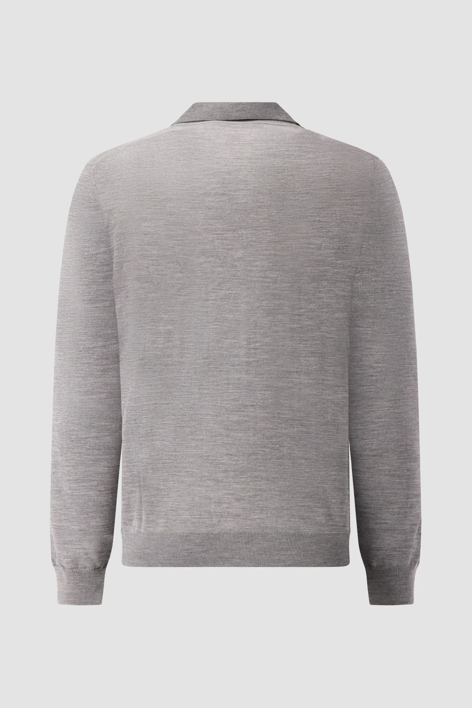 Kiton Grey Half-Zip Polo Sweater - Image 2