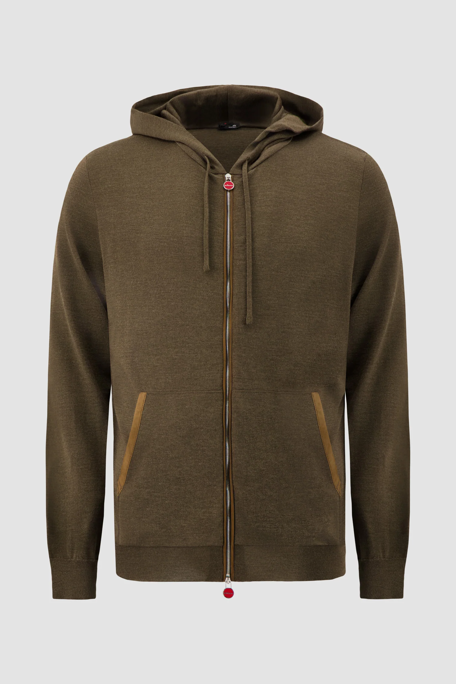 Kiton Moss Green Hoodie