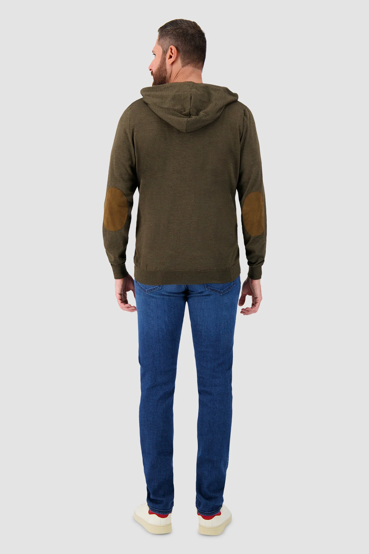 Kiton Moss Green Hoodie - Image 5