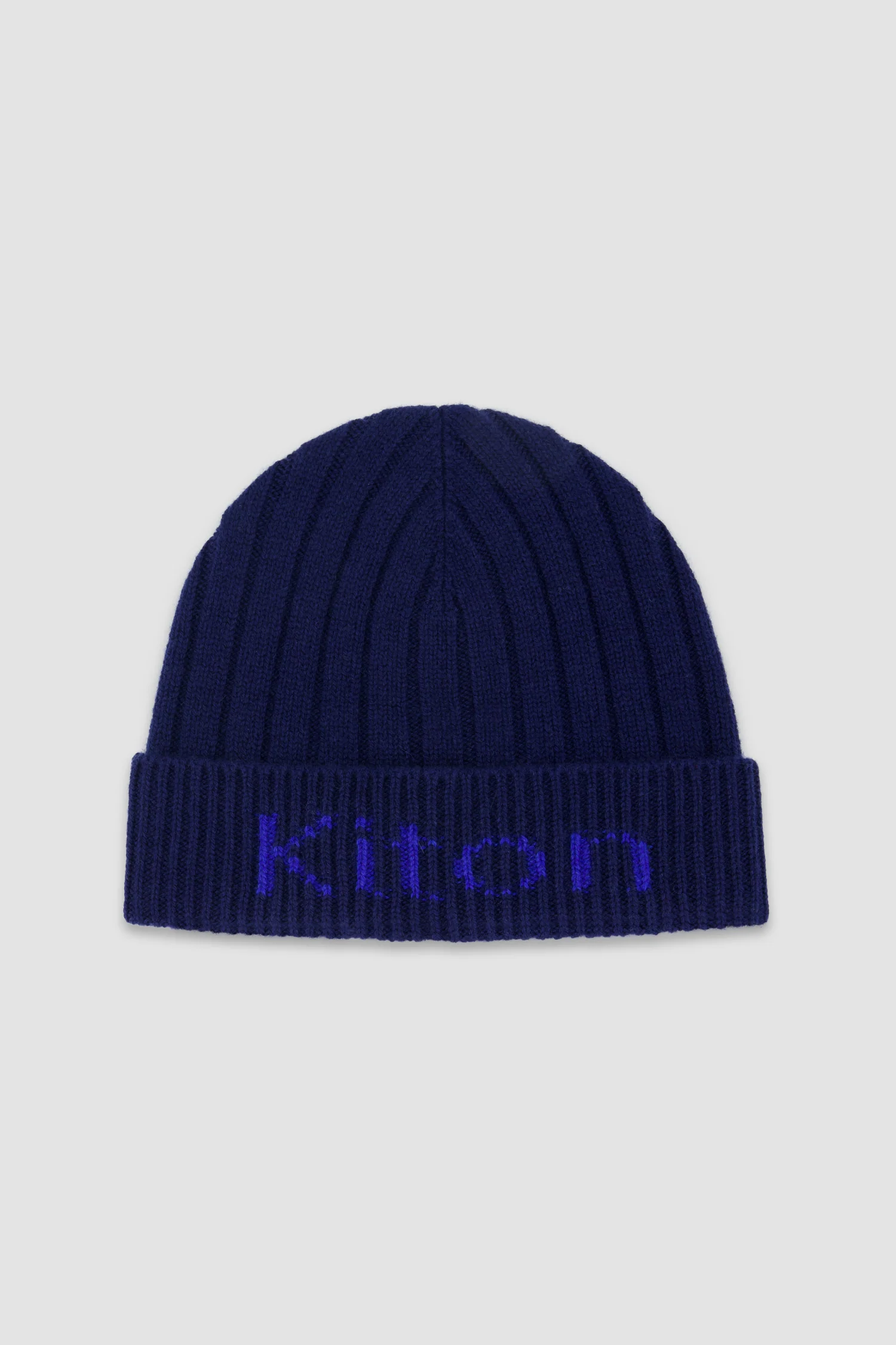 Kiton Navy Beanie Hat