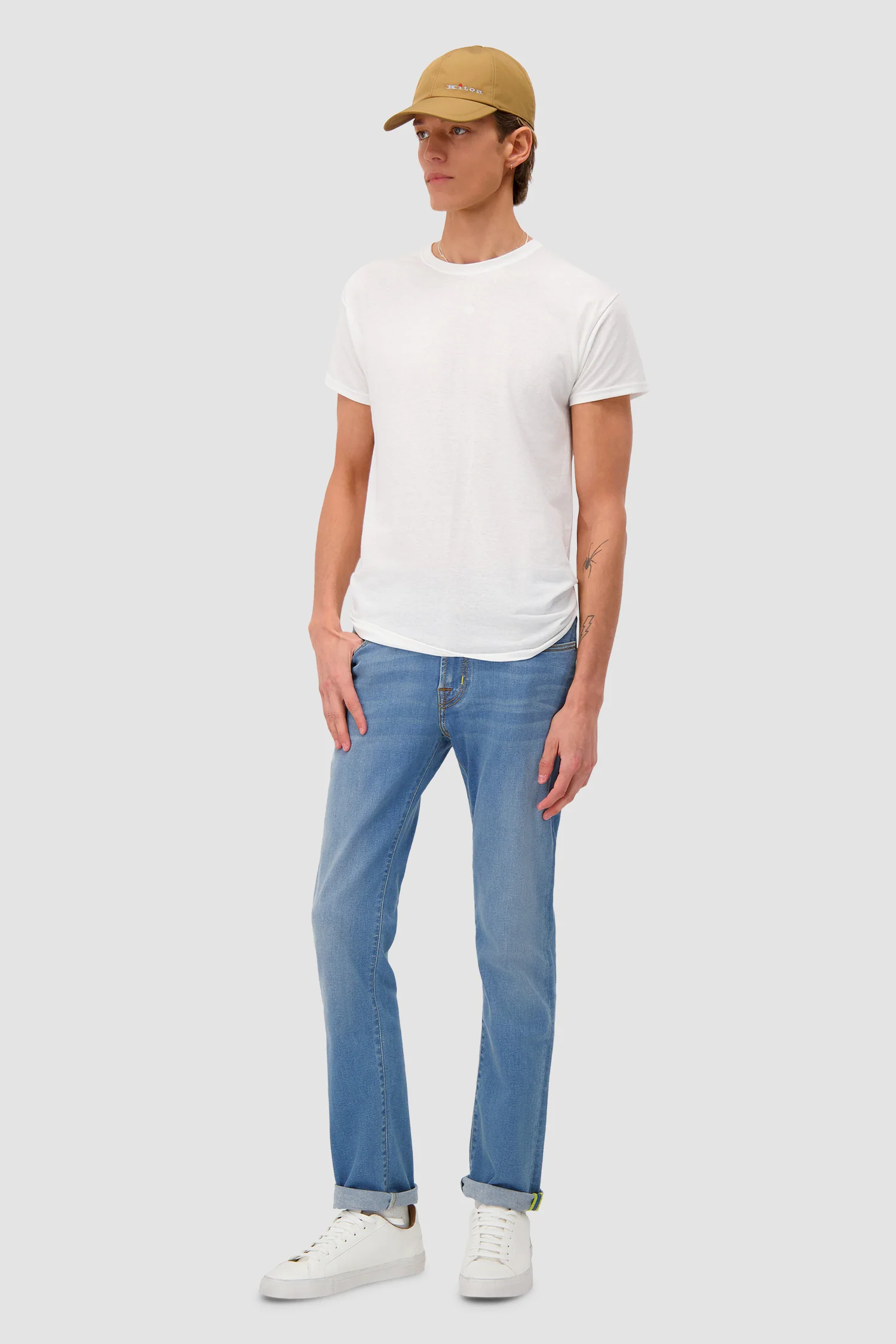 Kiton Taupe Baseball Cap - Image 5