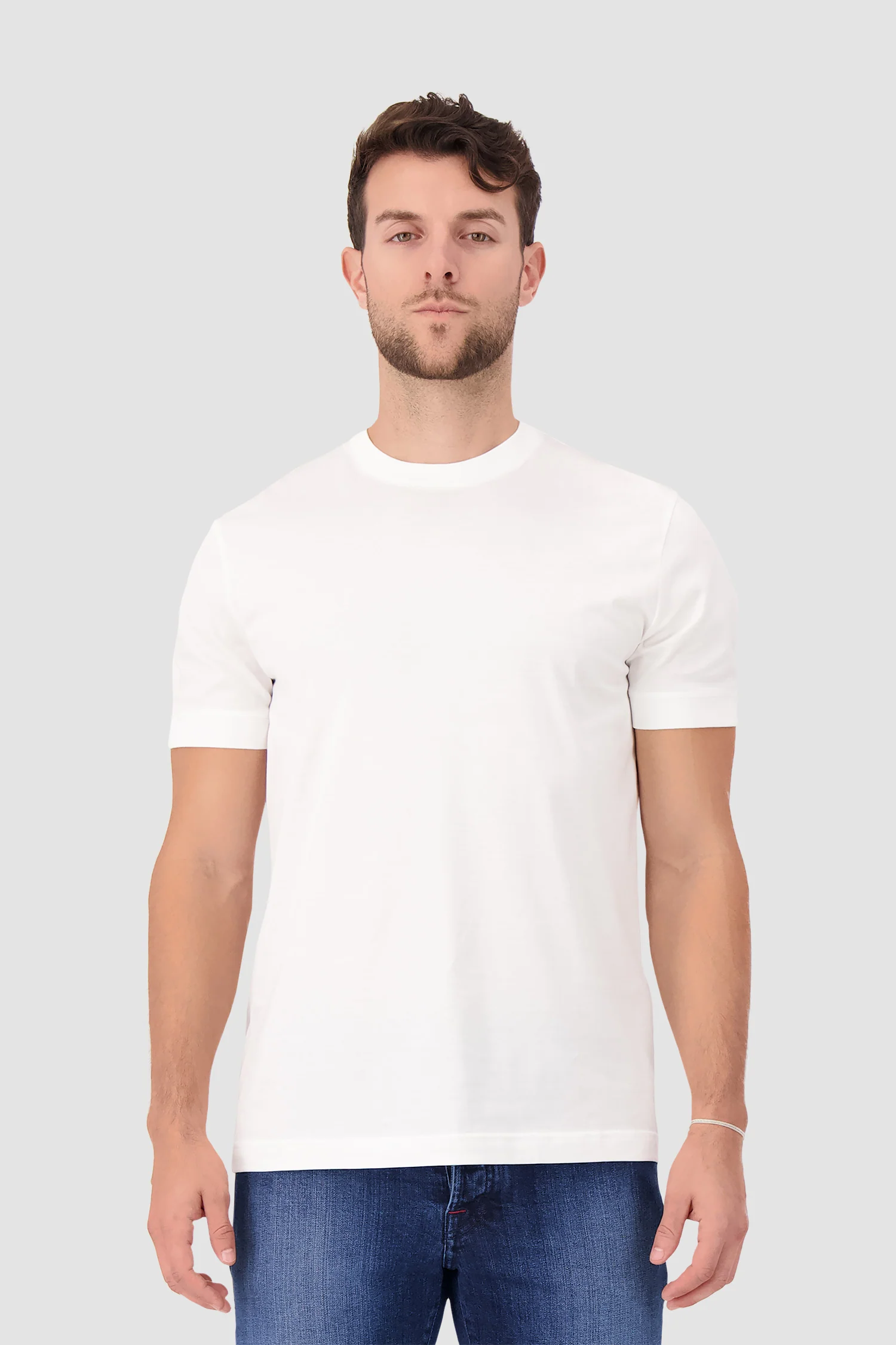 Kiton White Cotton T-Shirt - Image 2