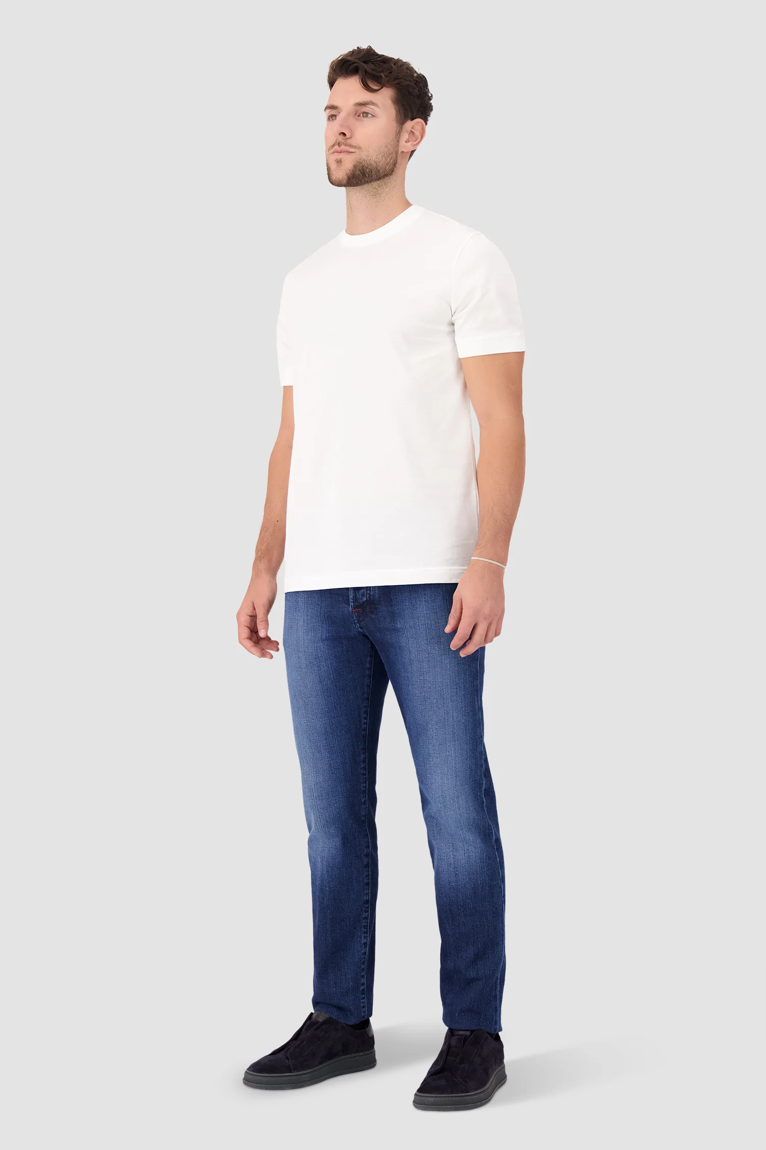 Kiton White Cotton T-Shirt - Image 4