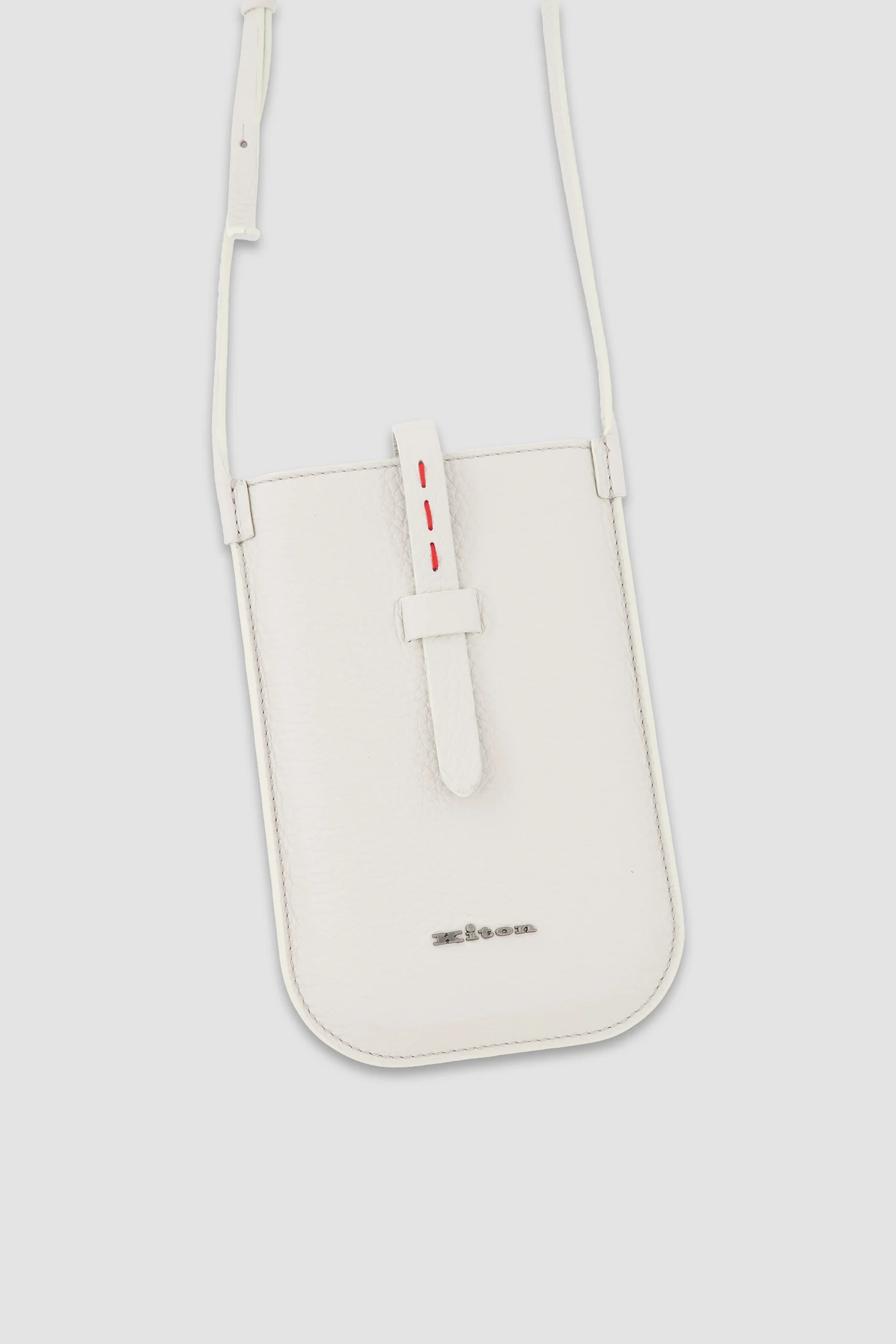 Kiton White Deerskin Phone Holder - Image 3