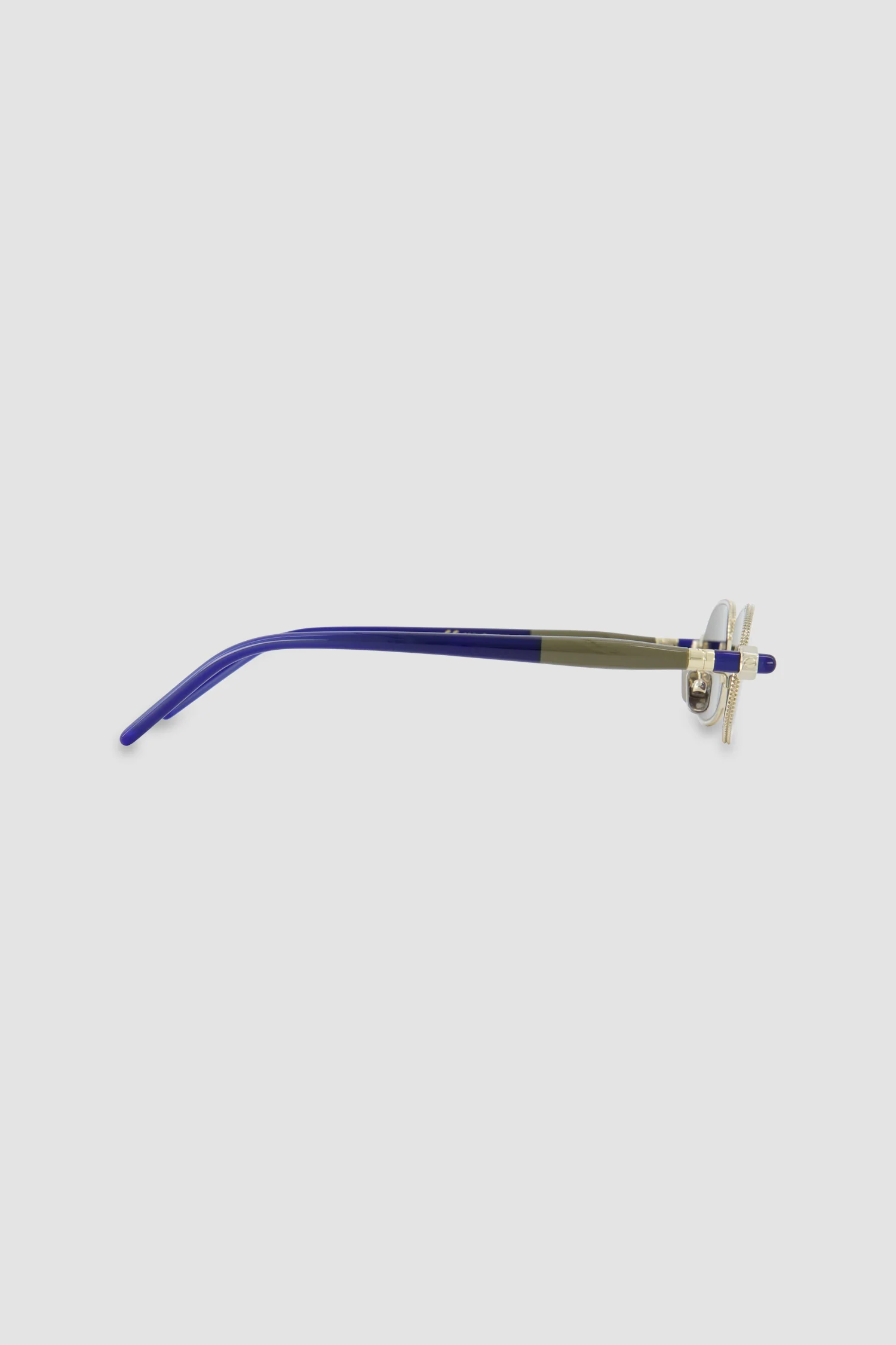 Kuboraum Blue/Gold Sunglasses - Image 3