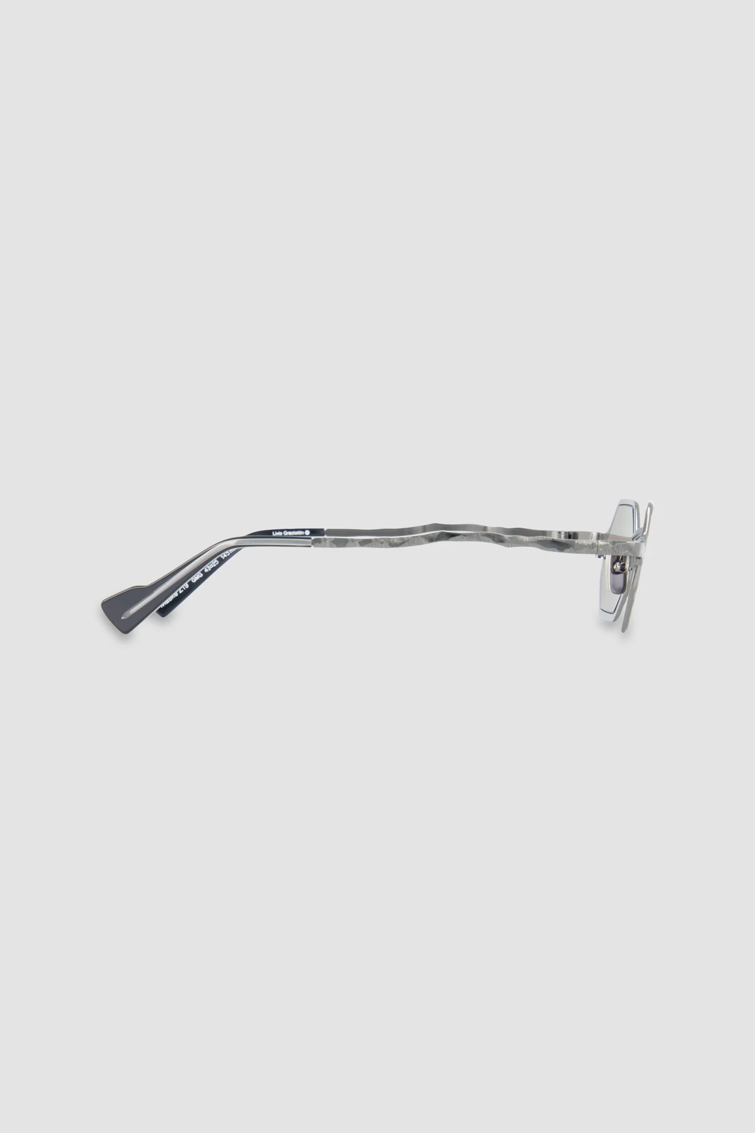 Kuboraum Gunmetal Geometric Sunglasses - Image 3