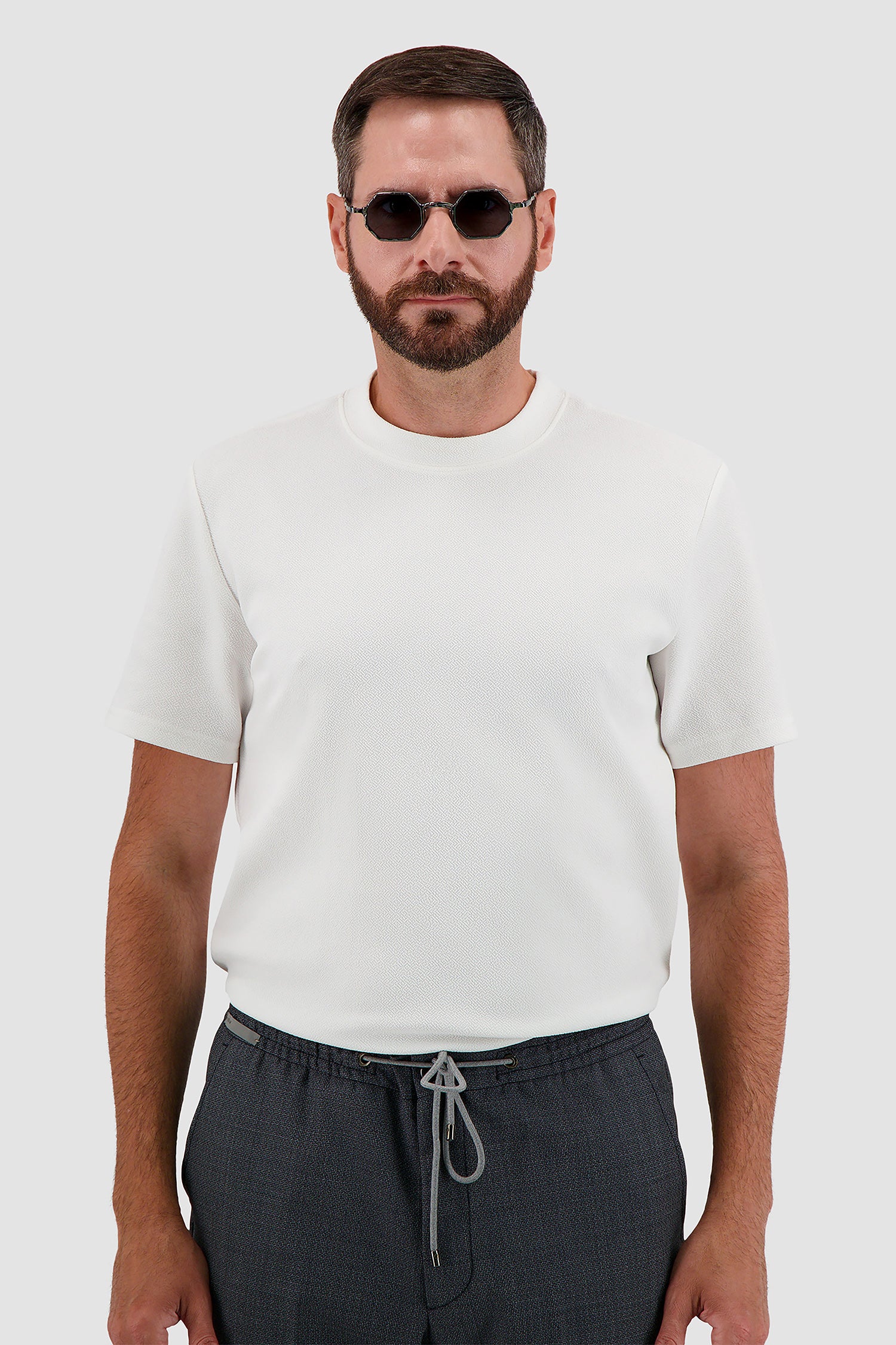 Kuboraum Gunmetal Geometric Sunglasses - Image 4