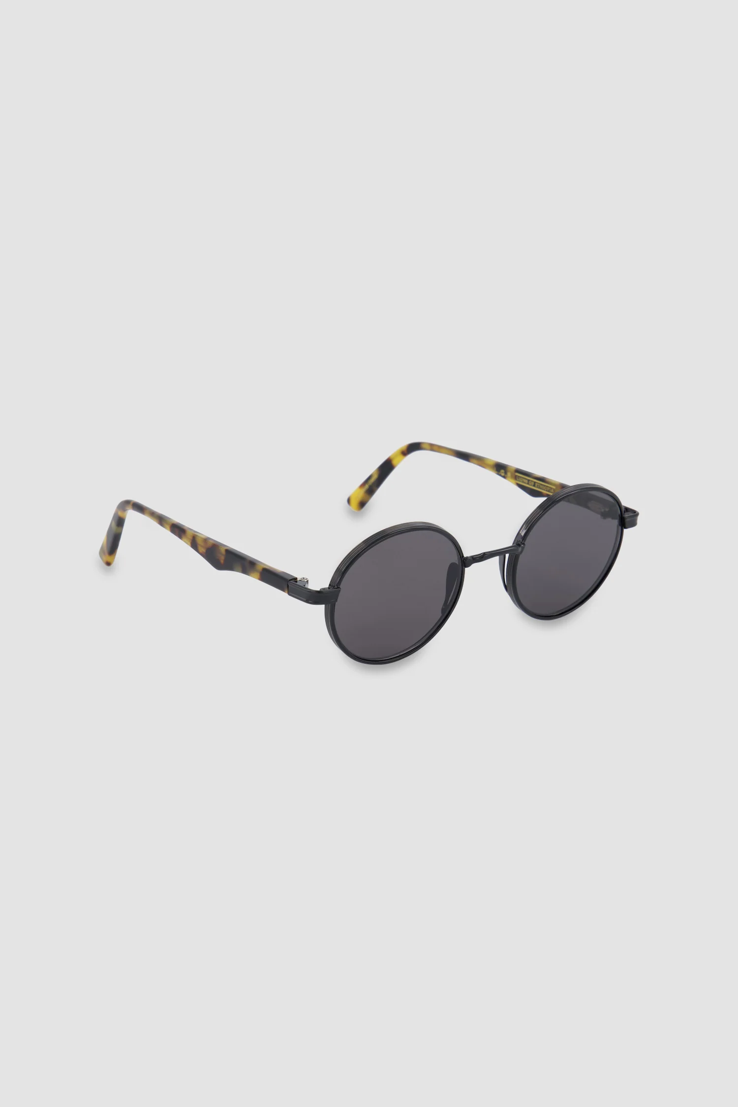 L.G.R Black/Havana Tartarugato/Flat Grey 48' Zelalem Sunglasses