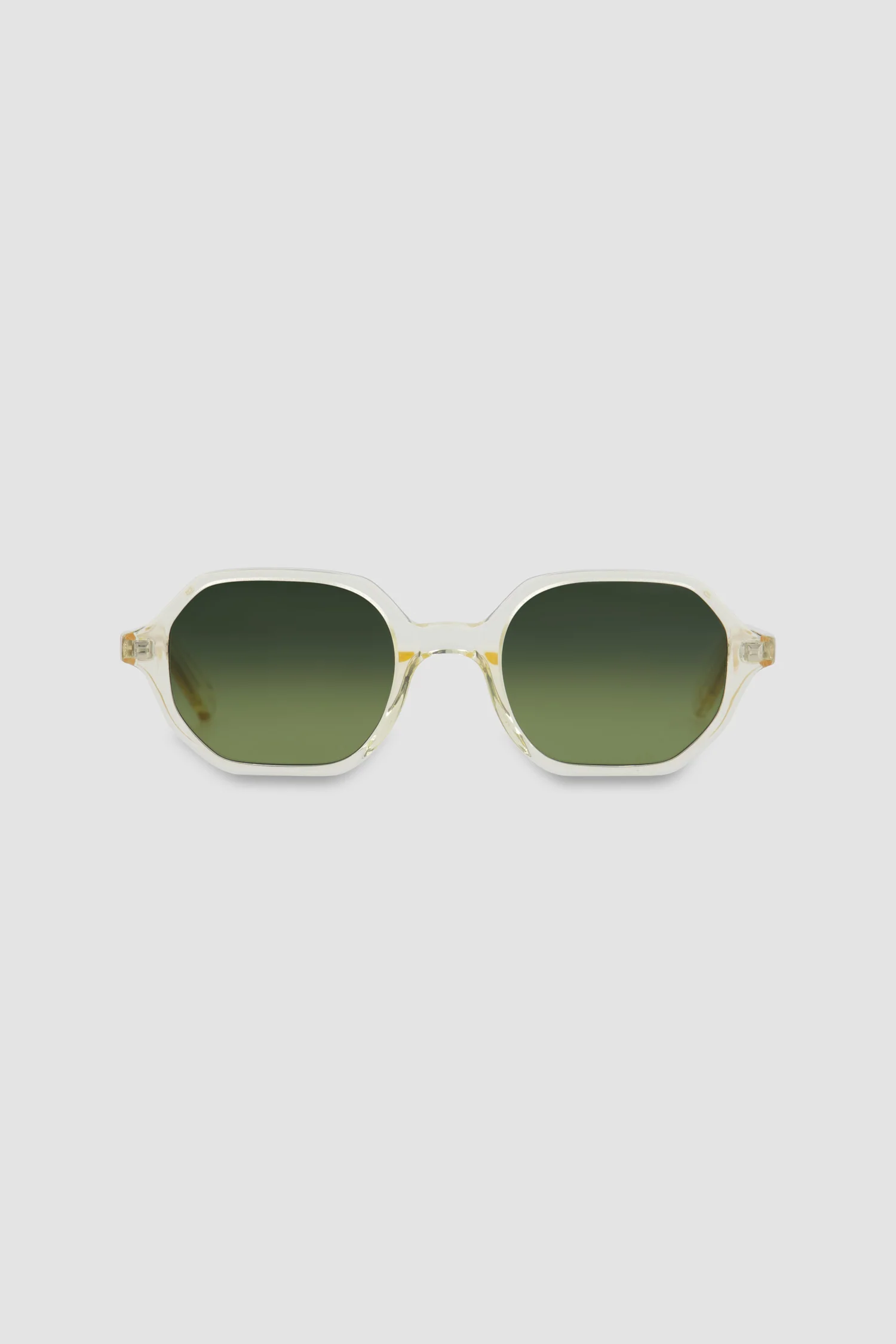 L.G.R Champagne/Green Gradient50' Zanzibar Sunglasses - Image 2