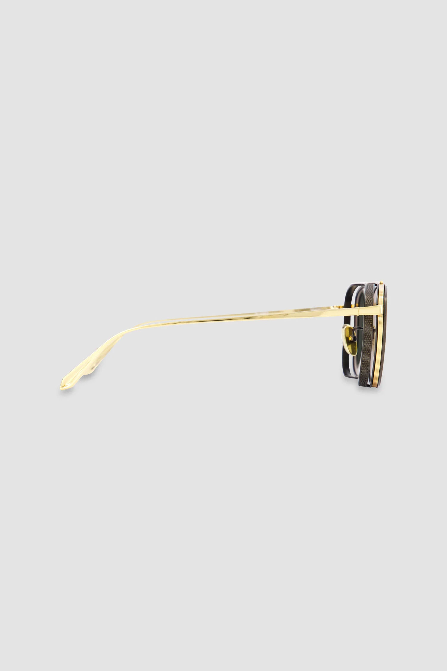 Linda Farrow Black/Gold Varo Sunglasses - Image 3
