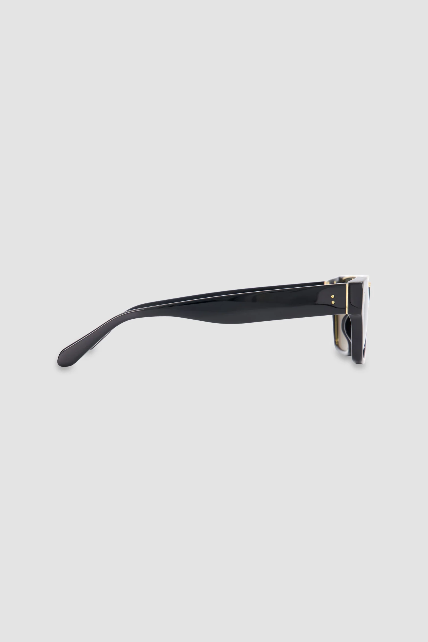 Linda Farrow Black/Grey Marcel Sunglasses - Image 3