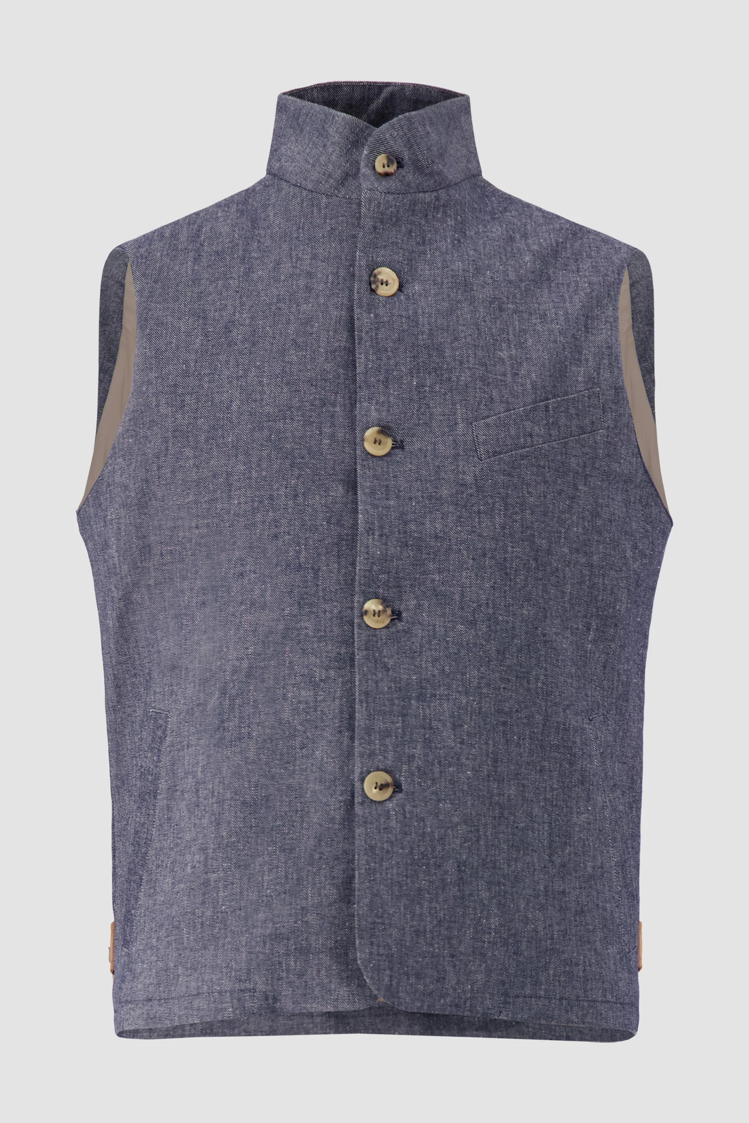 Luigi Borrelli Blue Gilet Vest