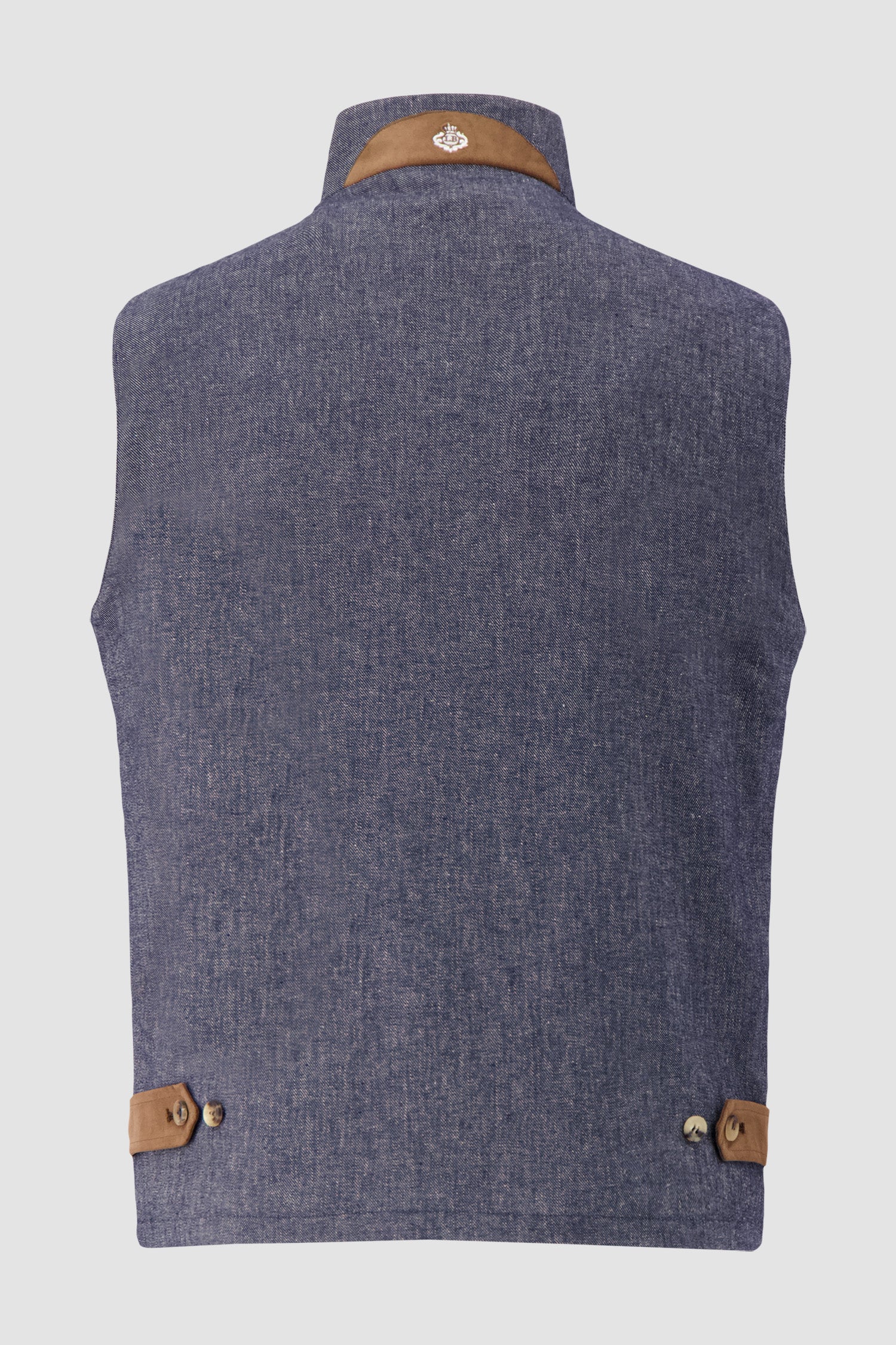 Luigi Borrelli Blue Gilet Vest - Image 2