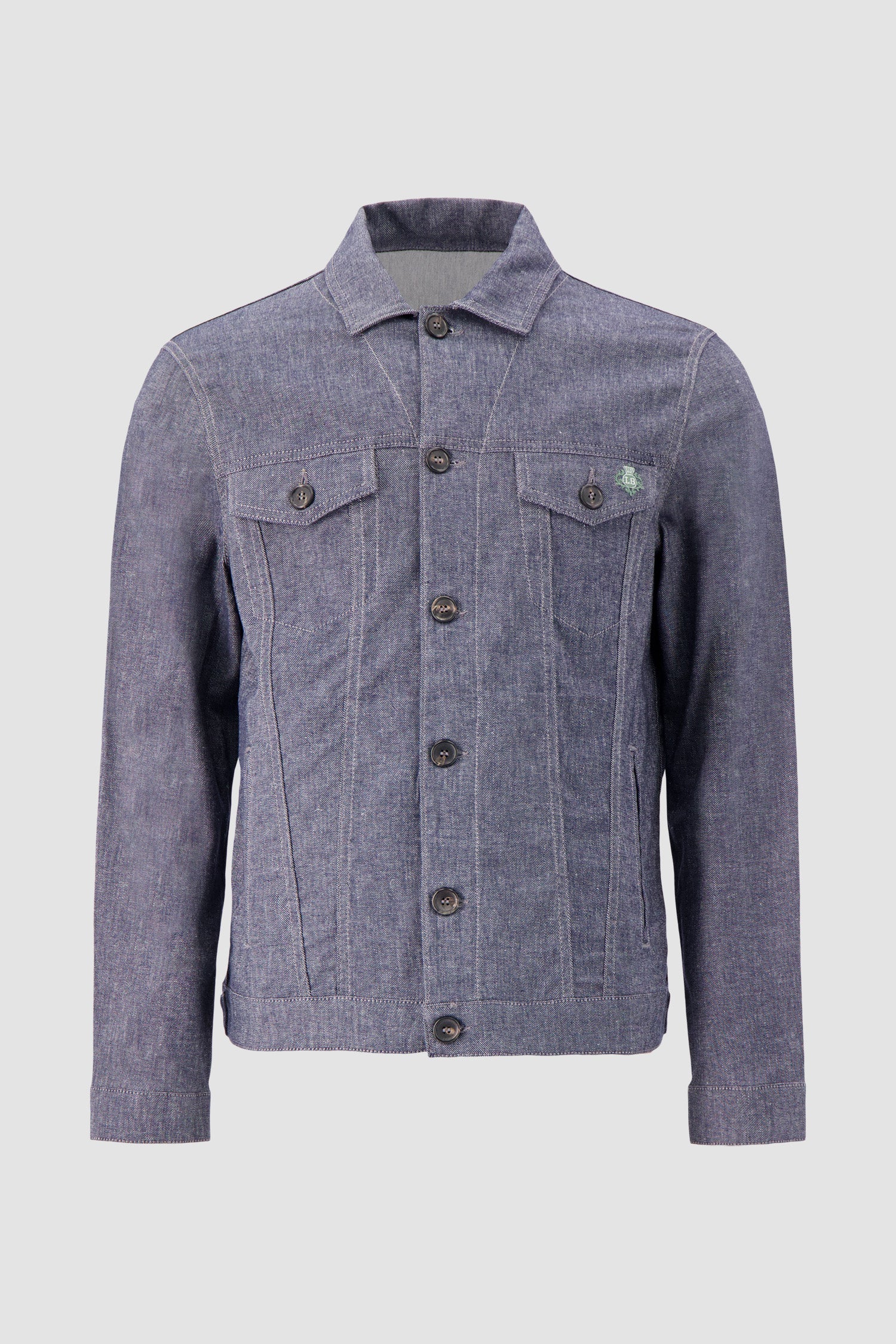 Luigi Borrelli Blue Giubbino Jeans Jacket