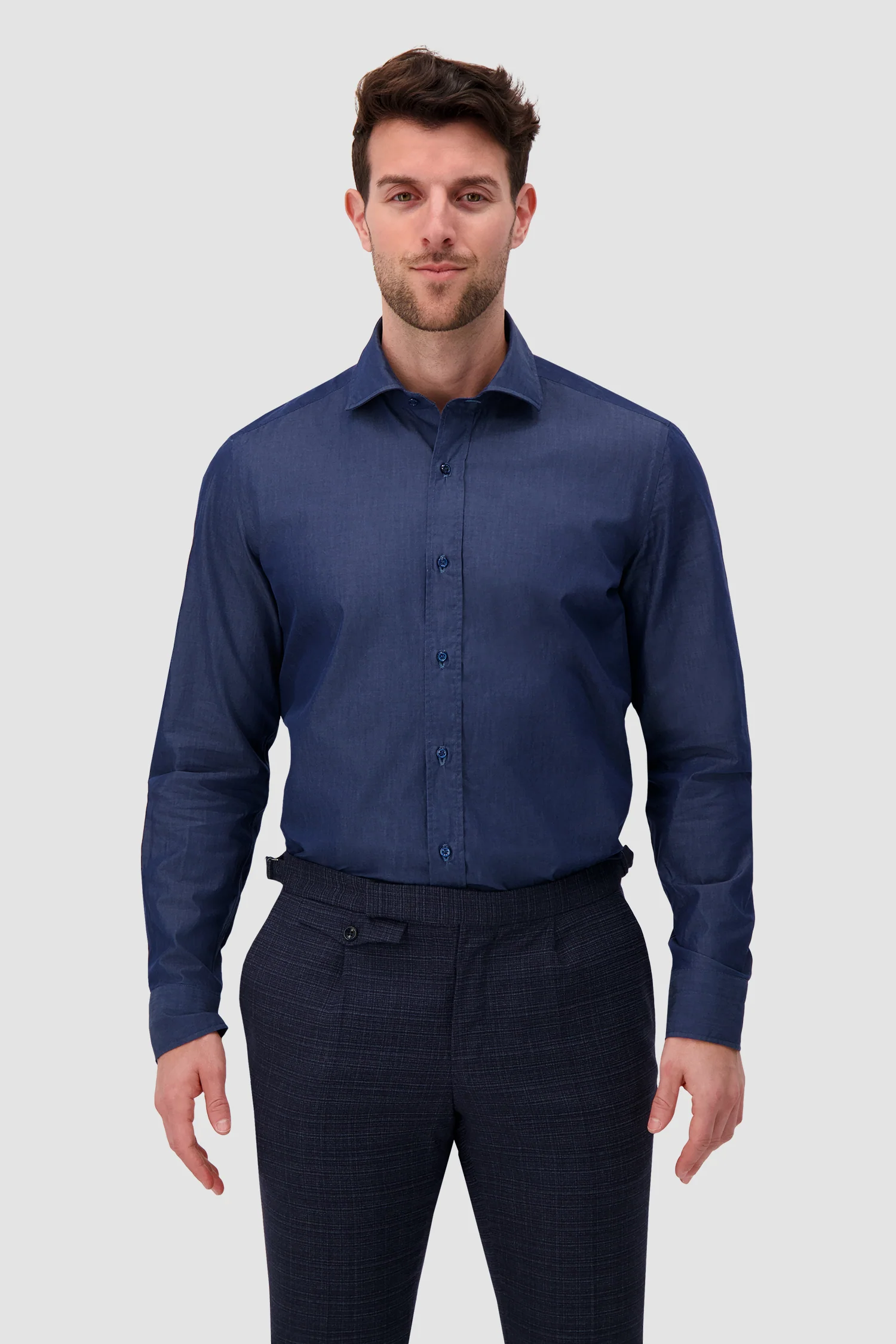 Luigi Borrelli Denim Shirt - Image 3