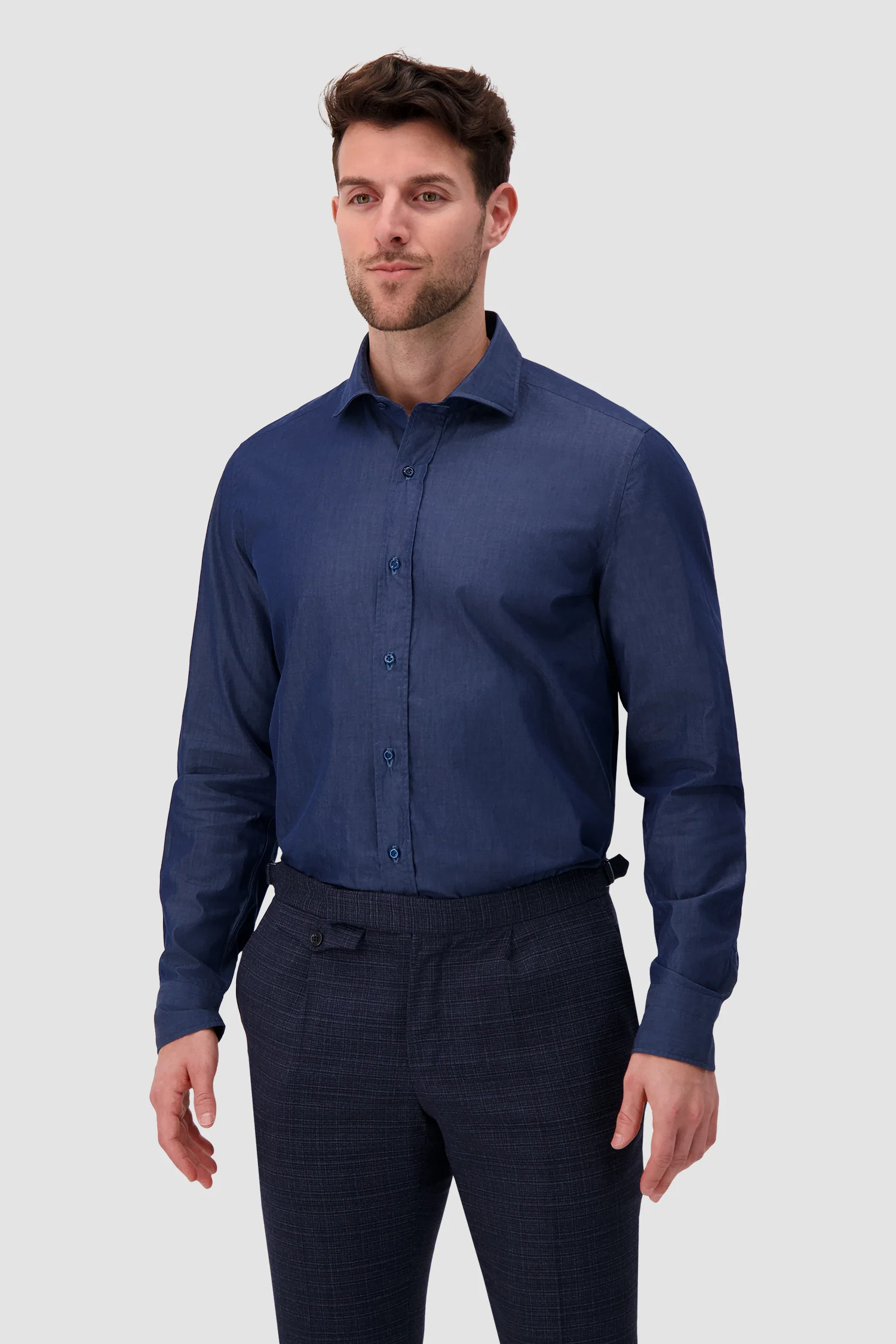 Luigi Borrelli Denim Shirt - Image 4