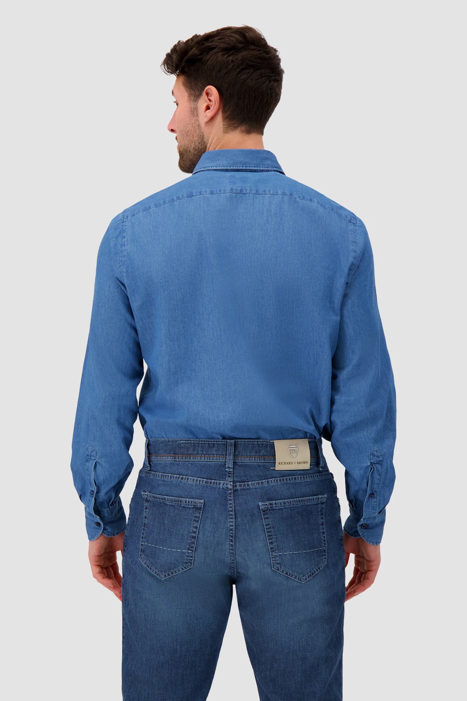 Luigi Borrelli Denim Shirt - Image 5