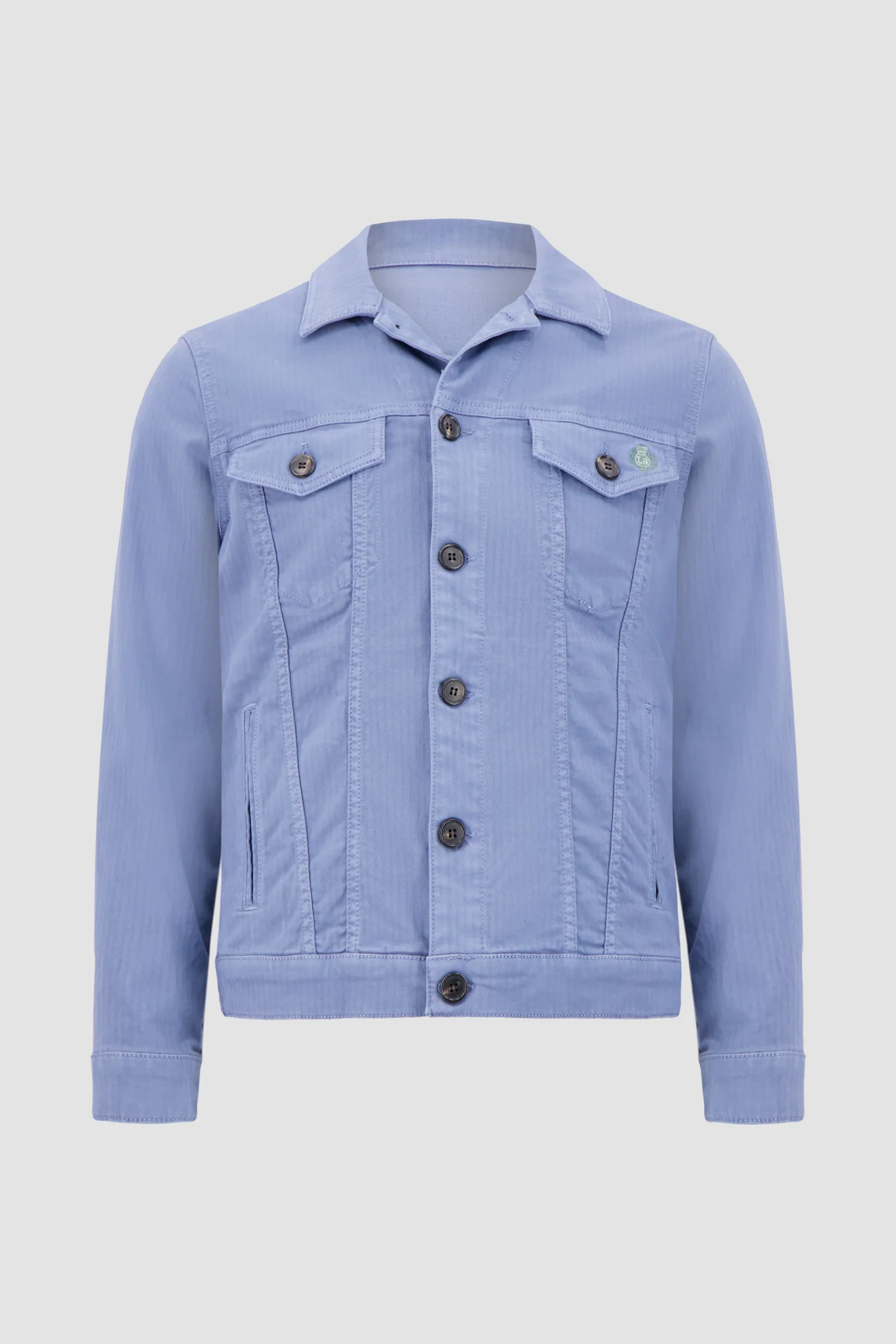Luigi Borrelli Light Blue Giubbino Jeans Jacket