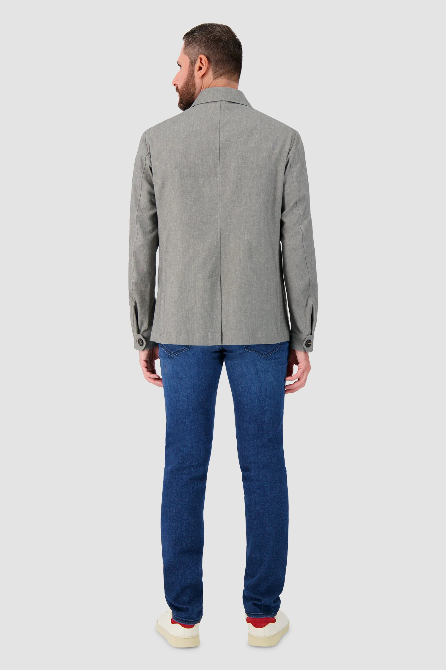 Luigi Borrelli Light Green Sahariana Jacket - Image 5