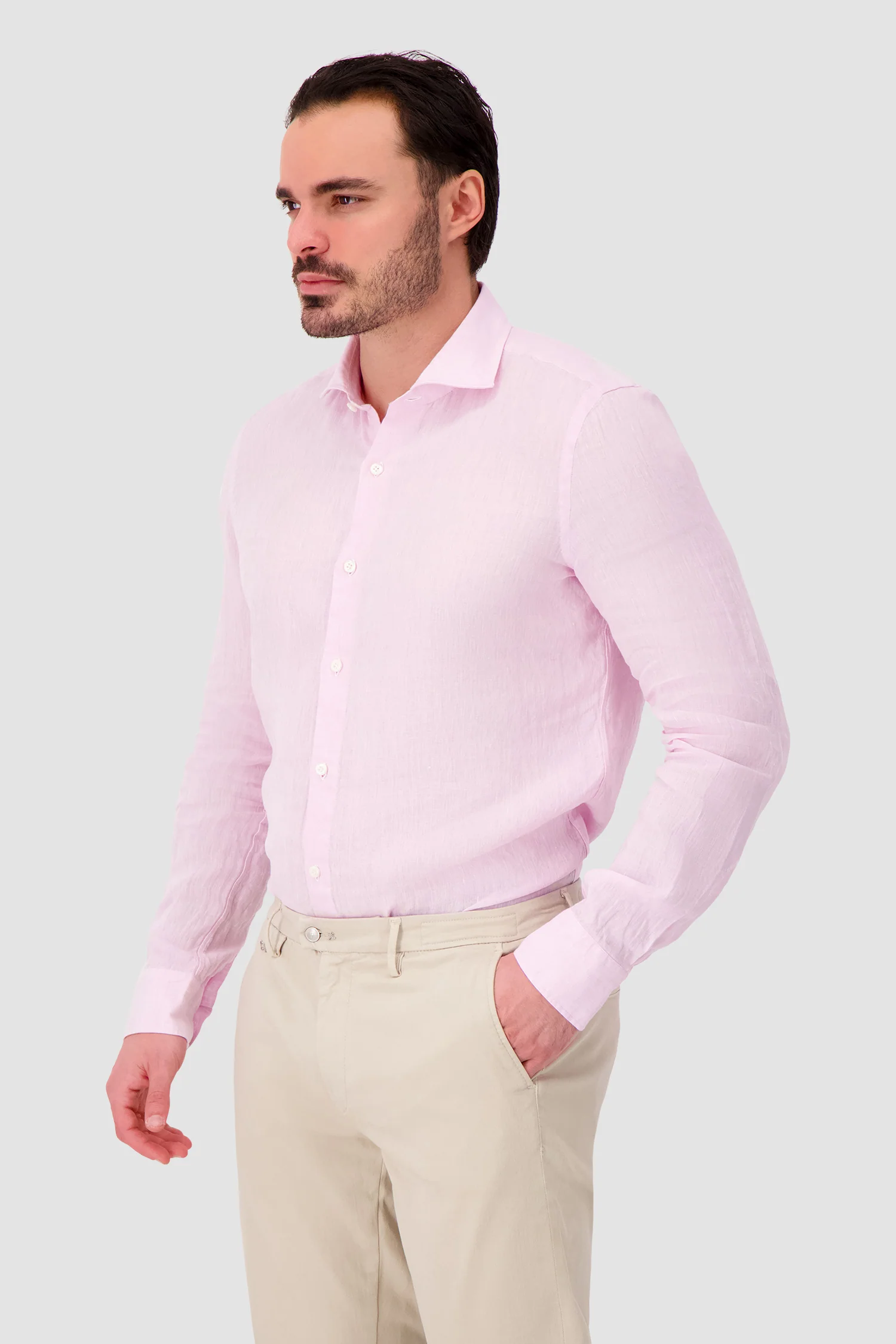 Luigi Borrelli Linen Shirt - Image 3