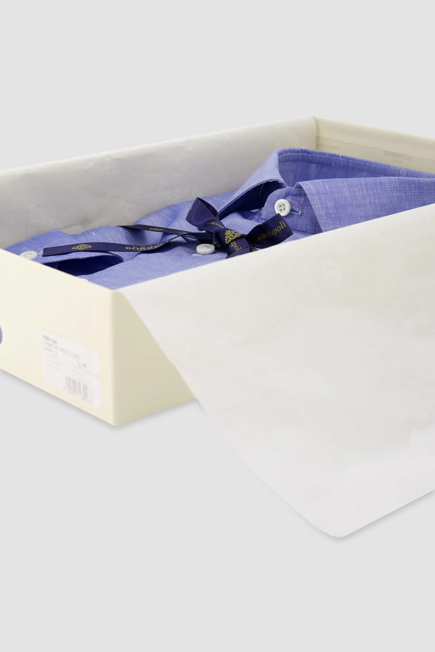 Luigi Borrelli Misto Lino Shirt - Image 2