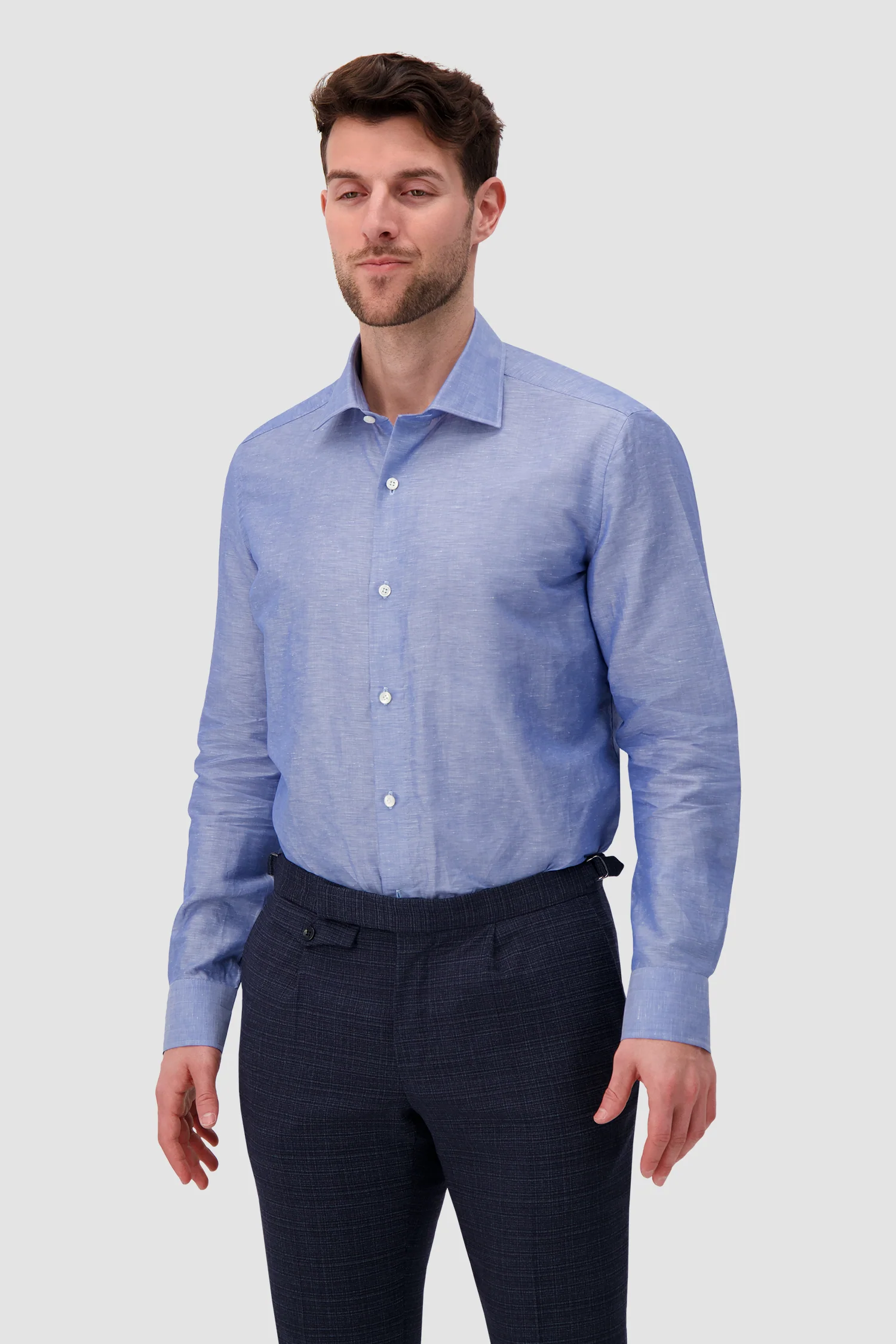 Luigi Borrelli Misto Lino Shirt - Image 4