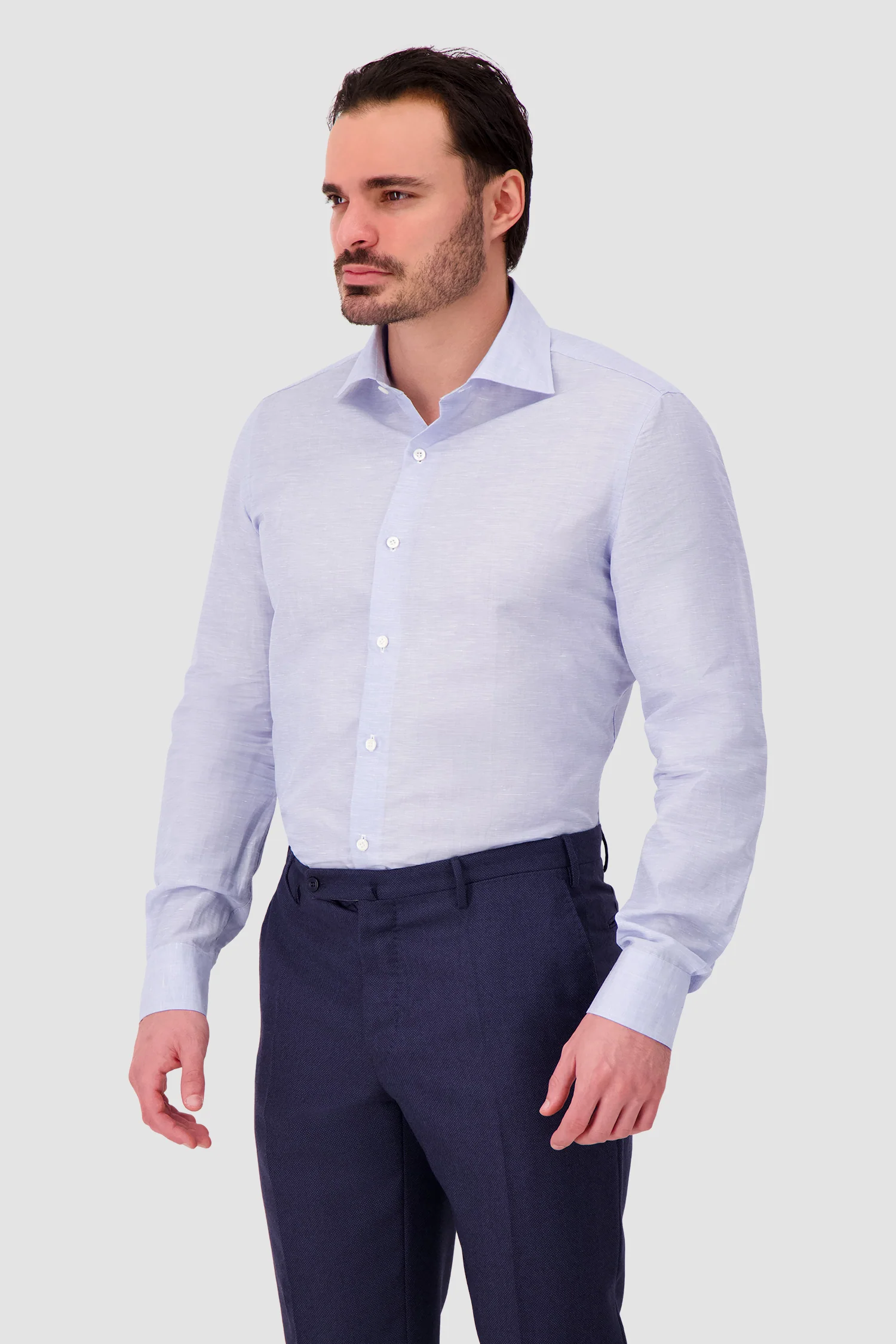 Luigi Borrelli Zephir Lino Shirt - Image 3