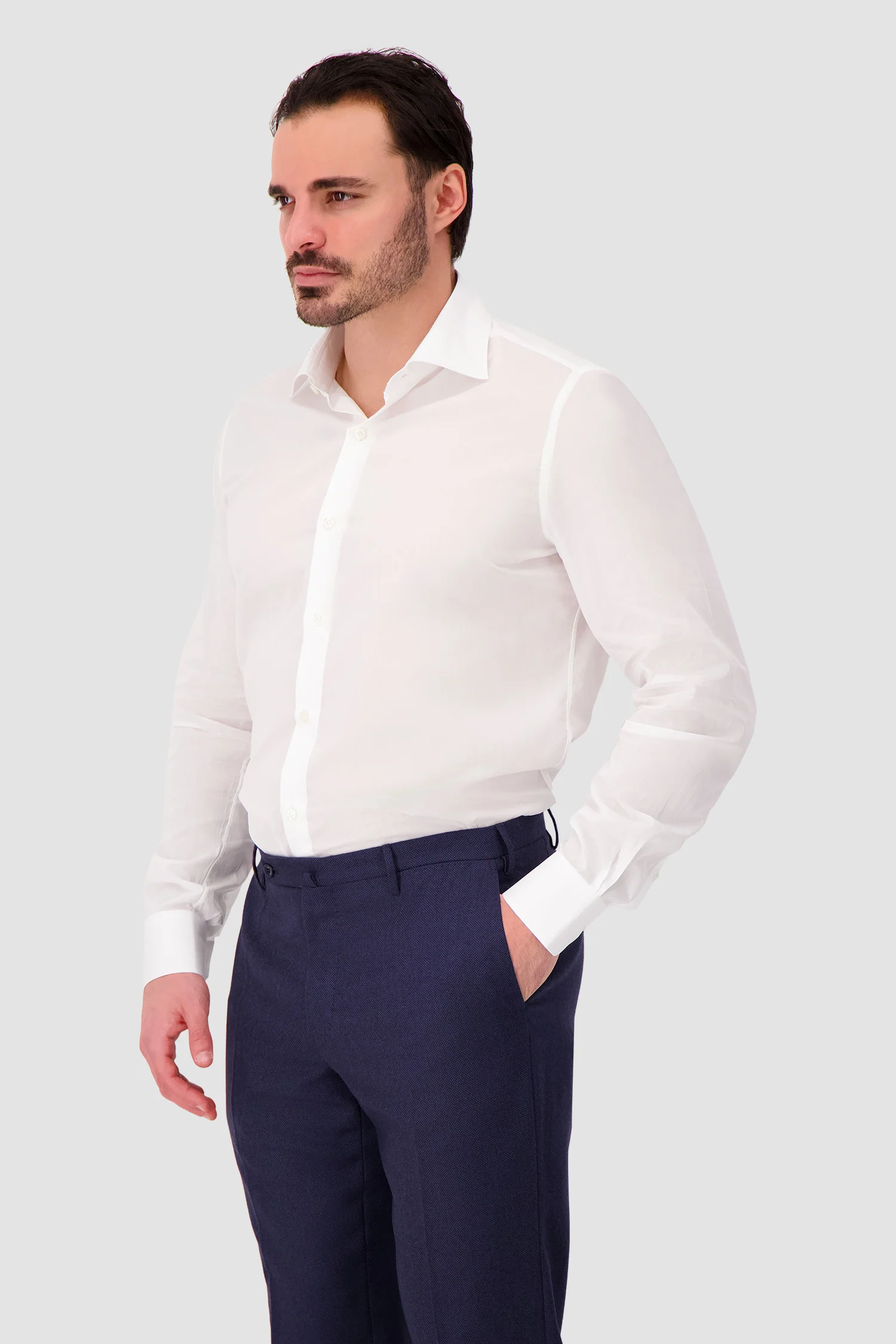 Luigi Borrelli Popeline Shirt - Image 3