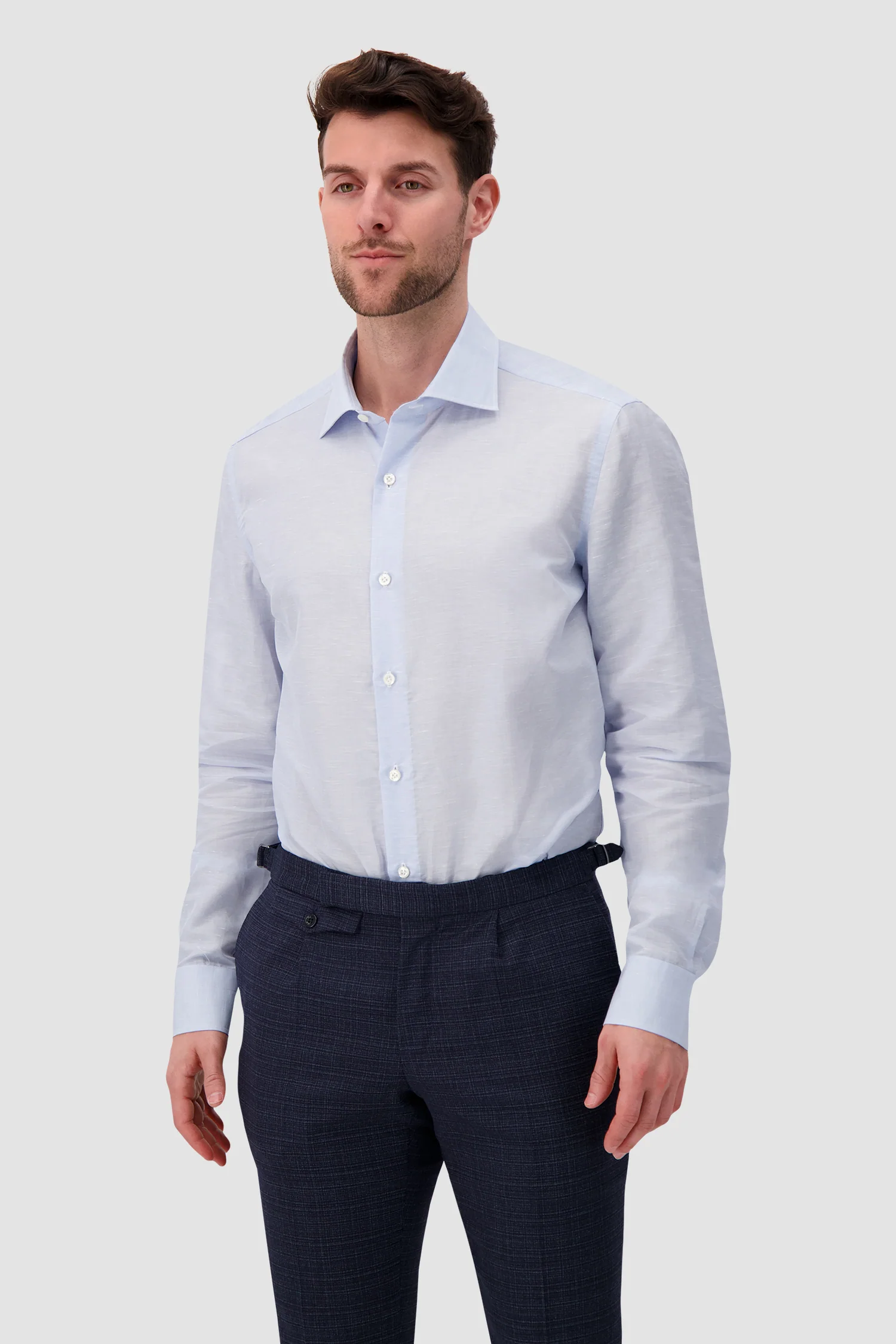Luigi Borrelli Zephir Lino Shirt - Image 4