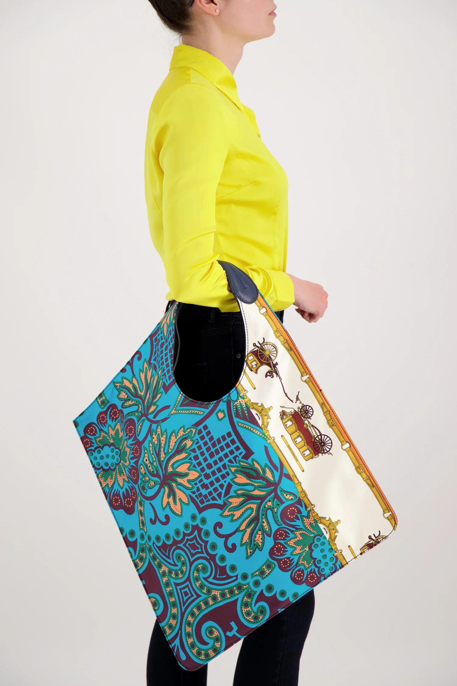 Mantero Multicolor Carre' Handbag - Image 2