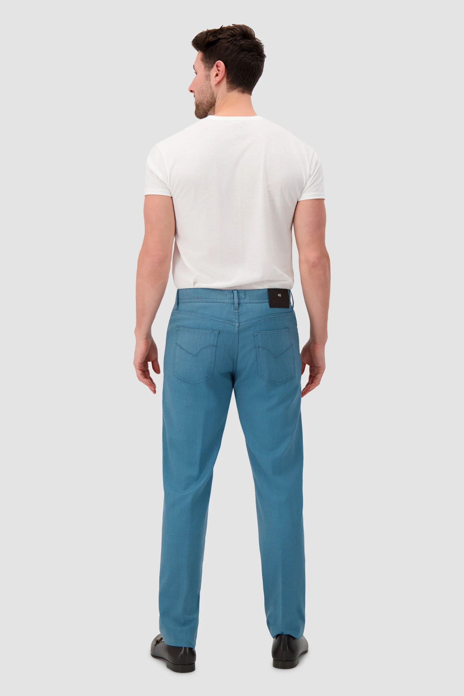 Marco Pescarolo Blue Neranom Zip Trousers - Image 5