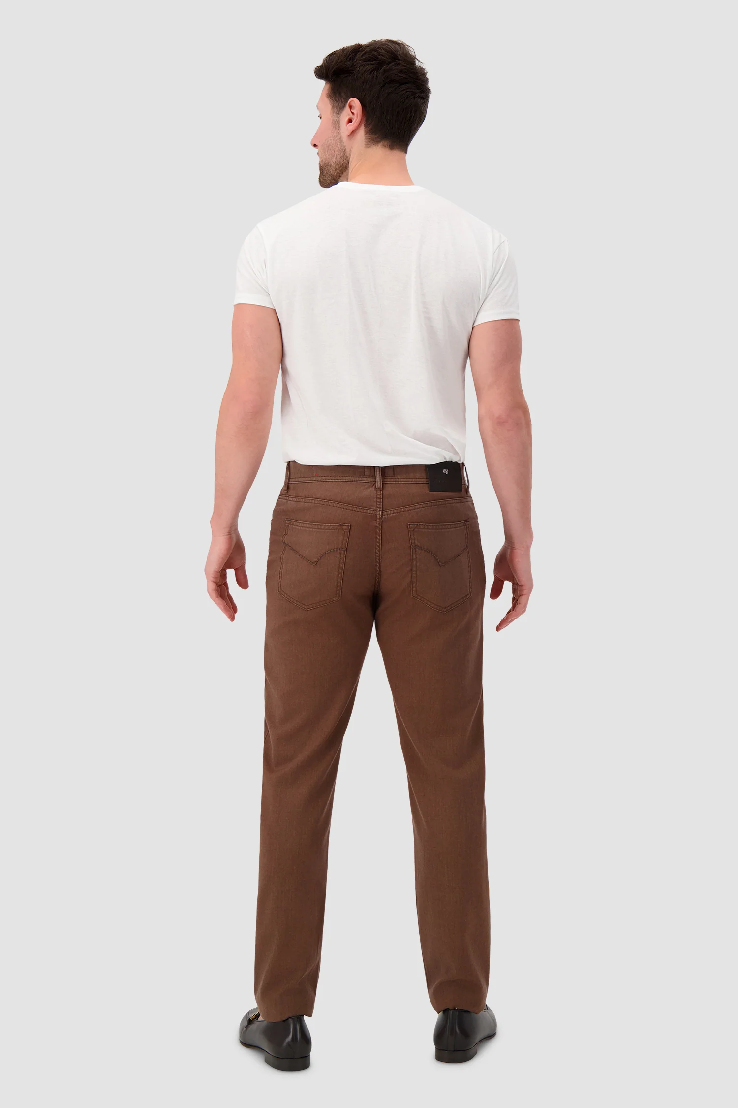 Marco Pescarolo Brown Neranom Zip Trousers - Image 5