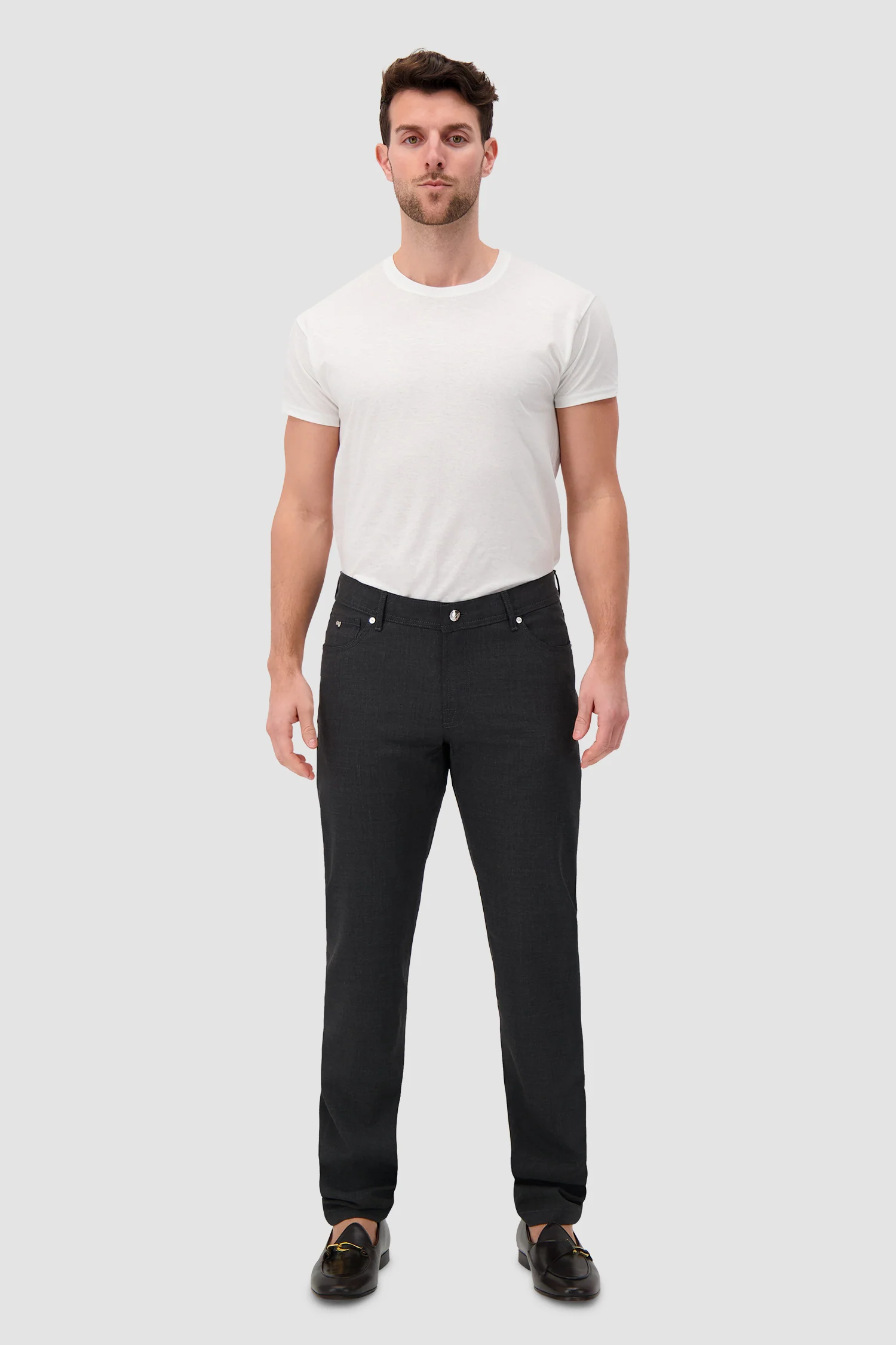 Marco Pescarolo Charcoal Neranom Zip Trousers - Image 4