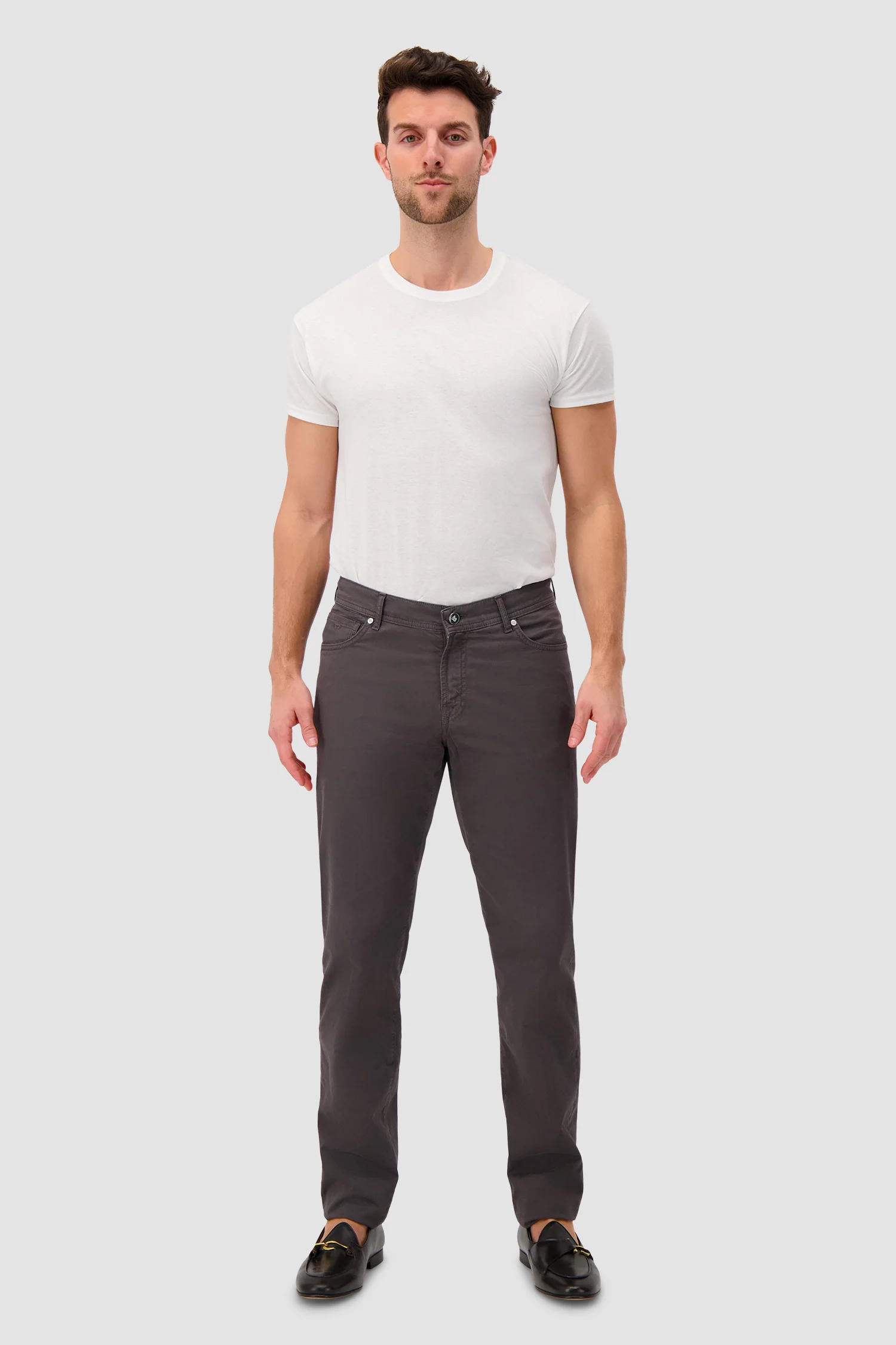 Marco Pescarolo Grey Neranom Zip Trousers - Image 3