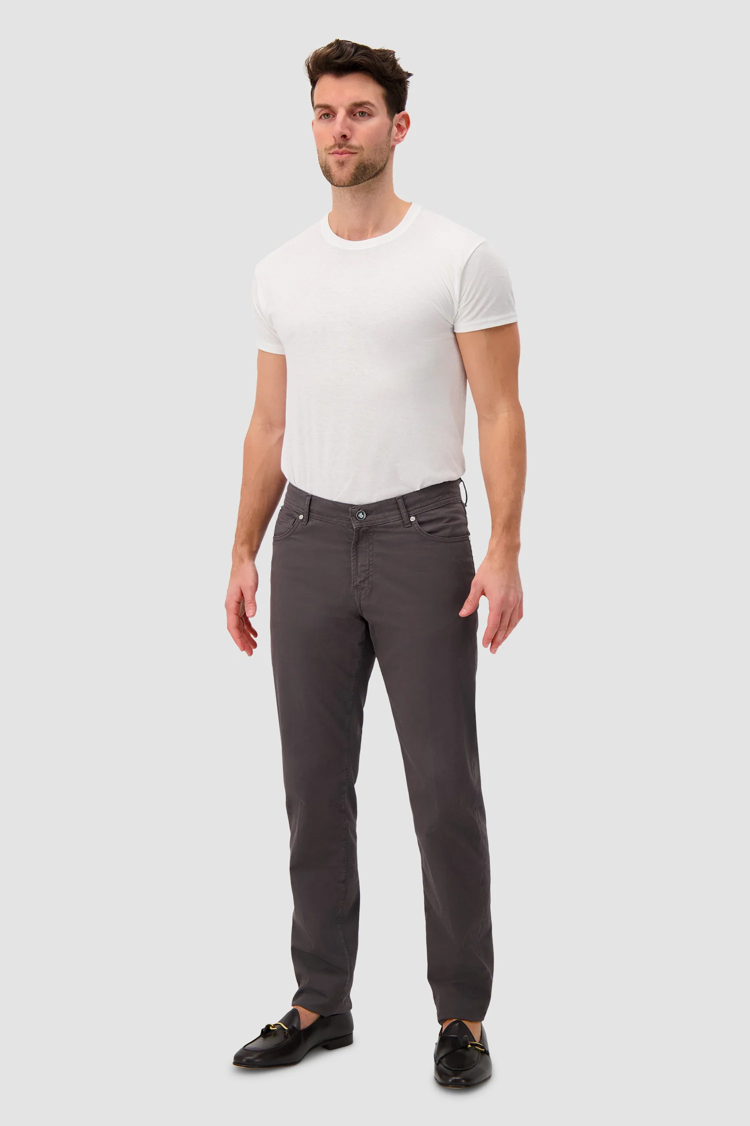 Marco Pescarolo Grey Neranom Zip Trousers - Image 5