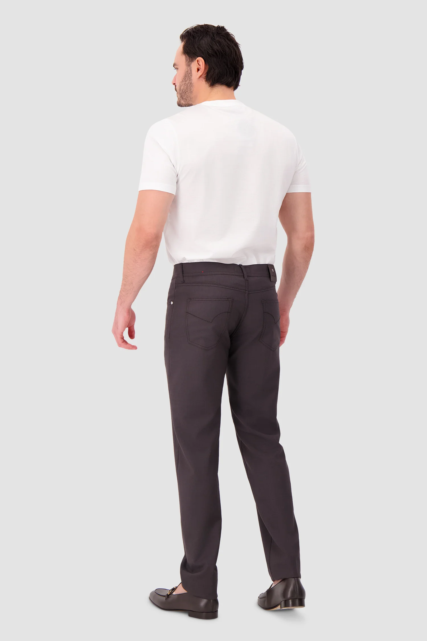 Marco Pescarolo Brown Neranom Zip Trousers - Image 4