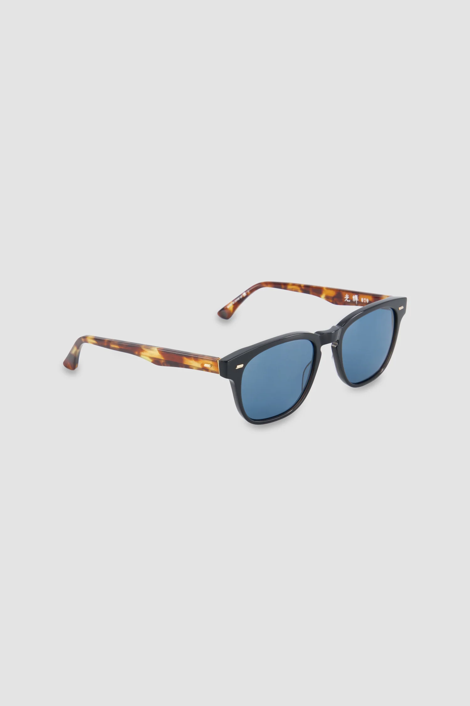 Masunaga Black/Blue Koki Sunglasses - Image 2
