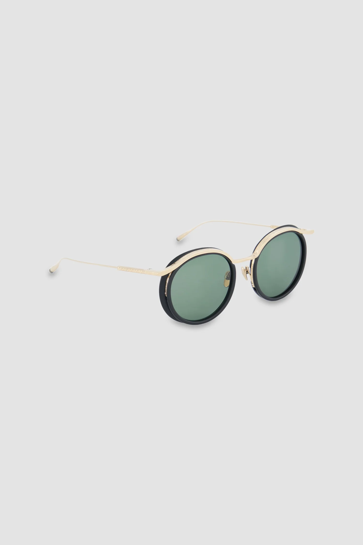Masunaga Black/Gold Aoi Sunglasses - Image 2