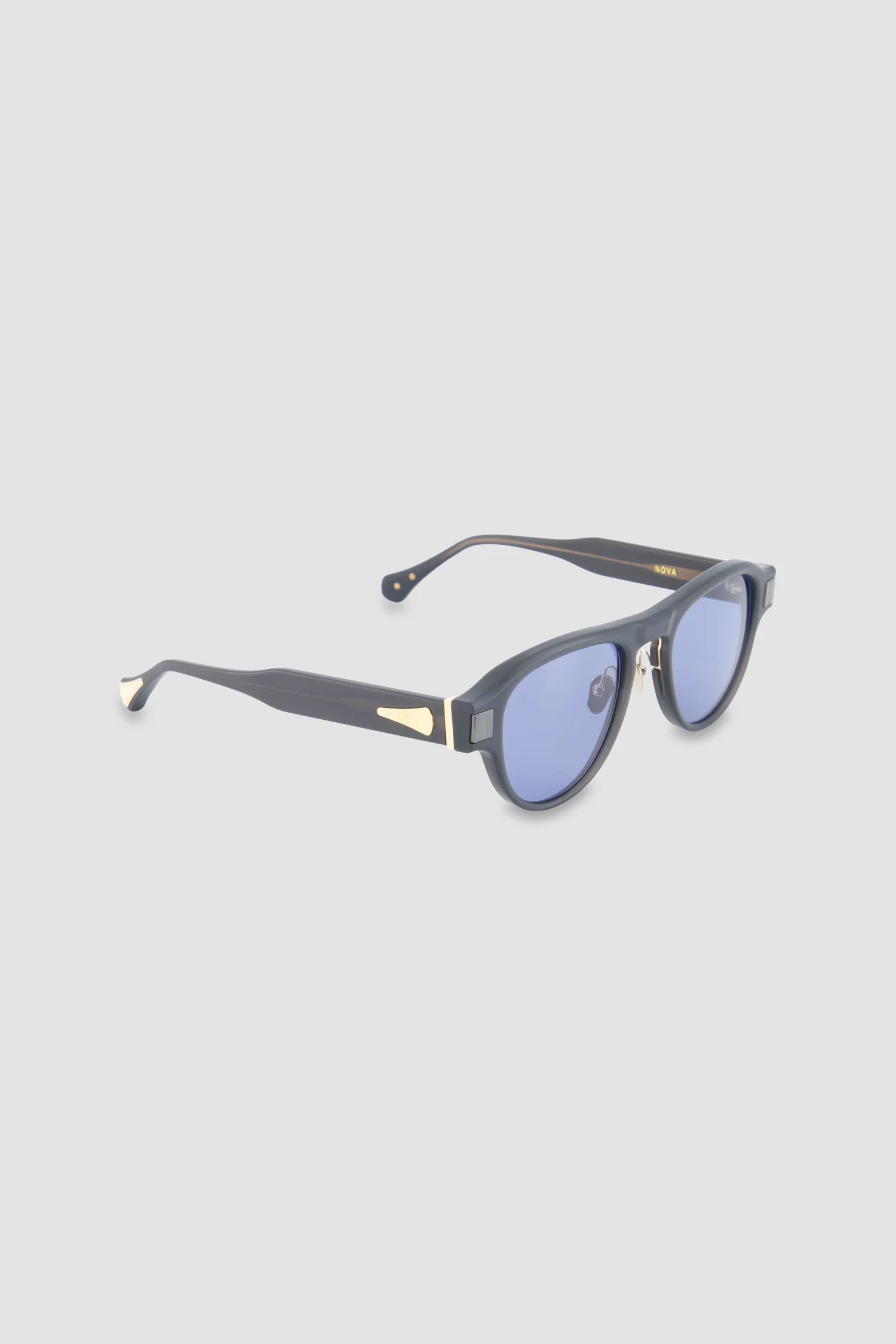 Masunaga Black/Grey Nova Sunglasses - Image 2
