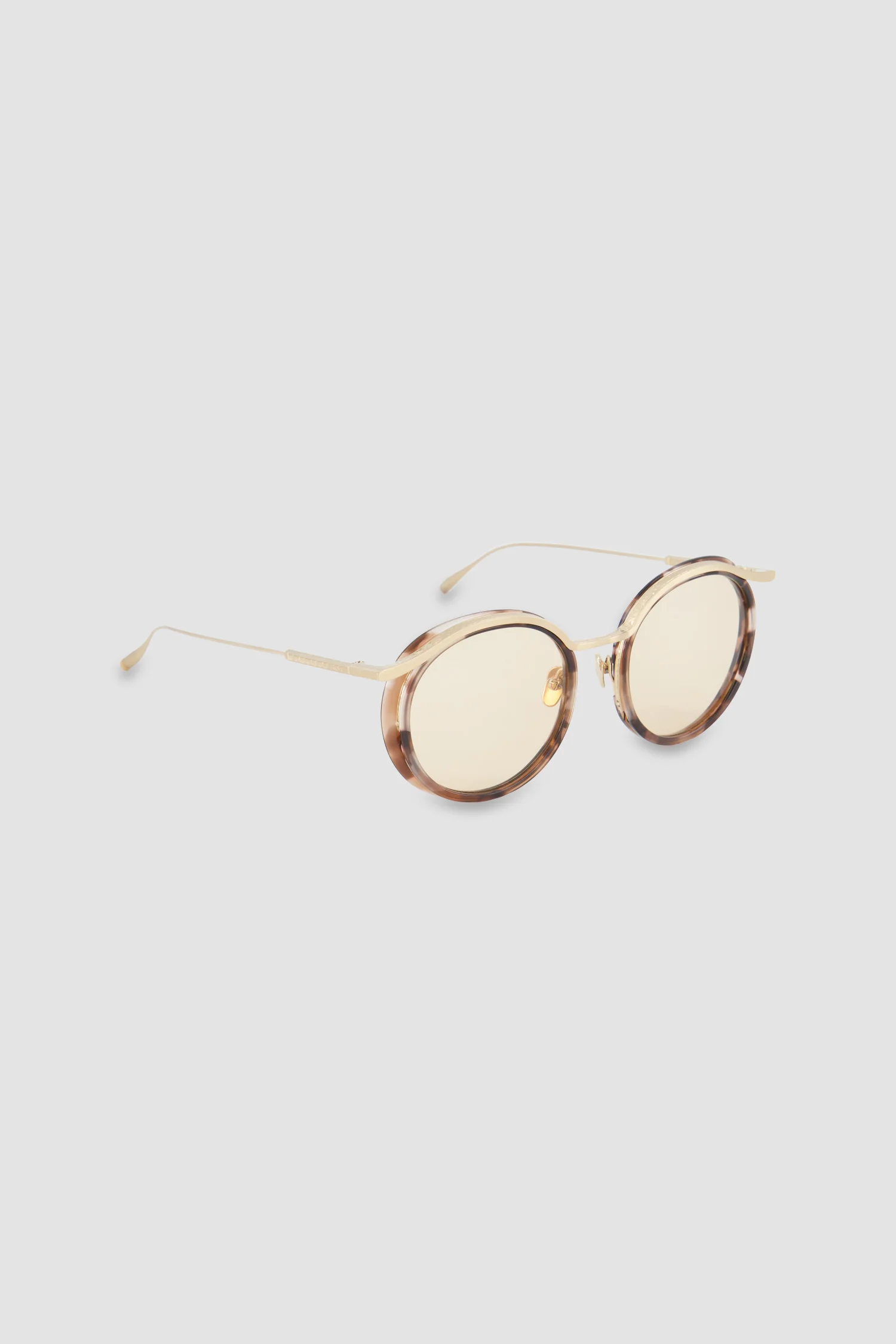 Masunaga Brown/Gold Aoi Sunglasses - Image 2