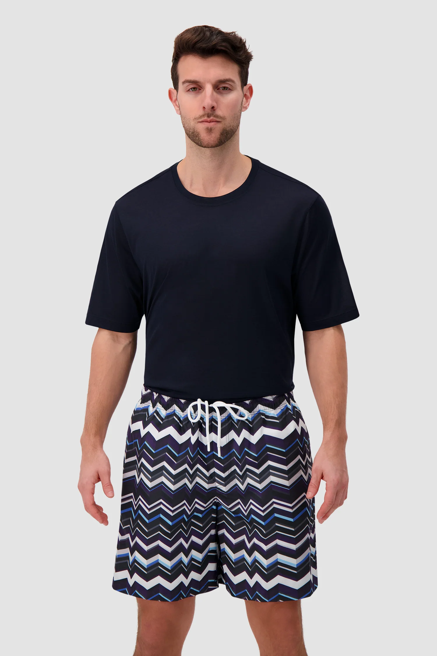 Missoni Long zig zag print swim shorts - Image 3