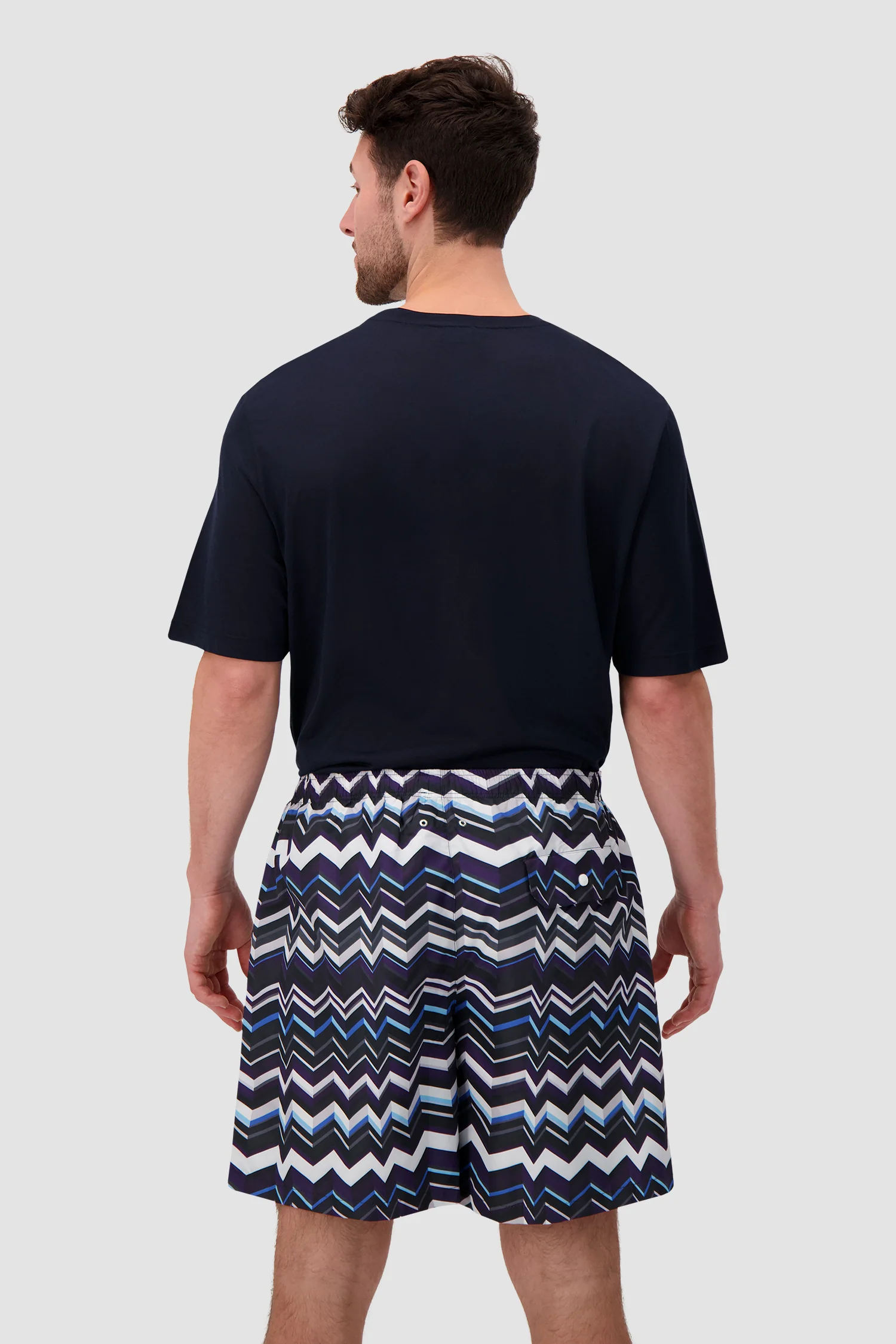 Missoni Long zig zag print swim shorts - Image 5