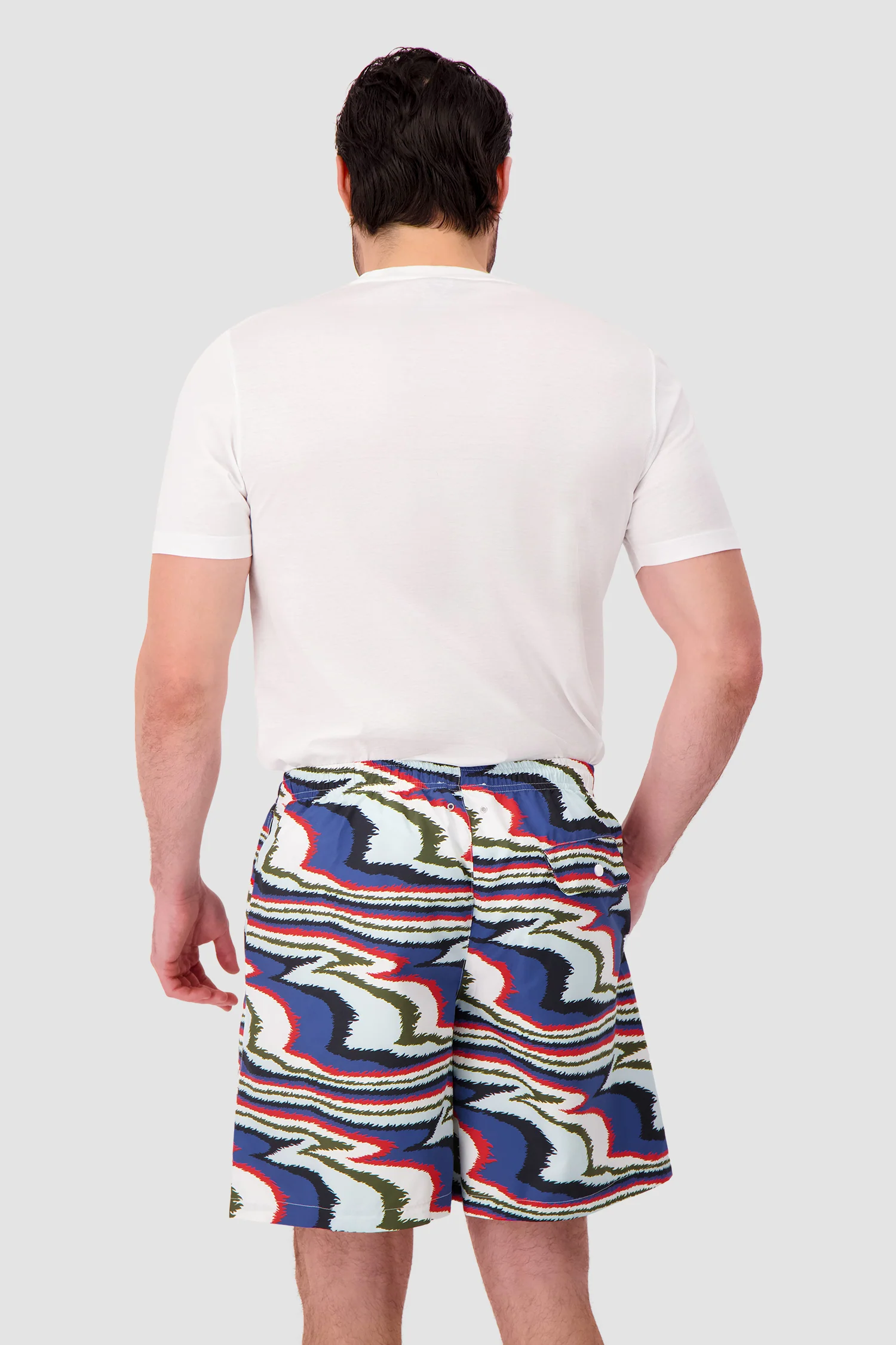 Missoni Long swim shorts with irregular zigzag print - Image 5