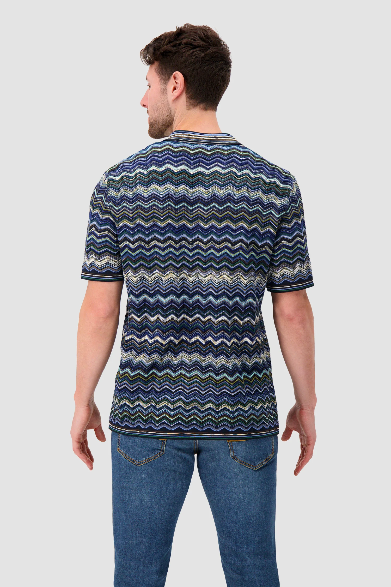 Missoni  Short-sleeve polo with Chevron pattern - Image 5