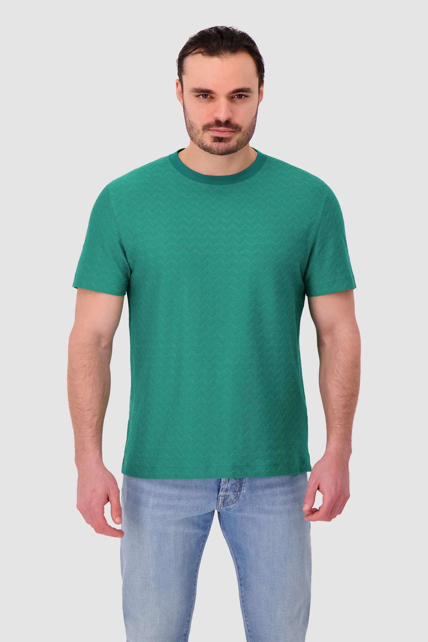 Missoni T-Shirt with tone-on-tone zigzag design - Image 3