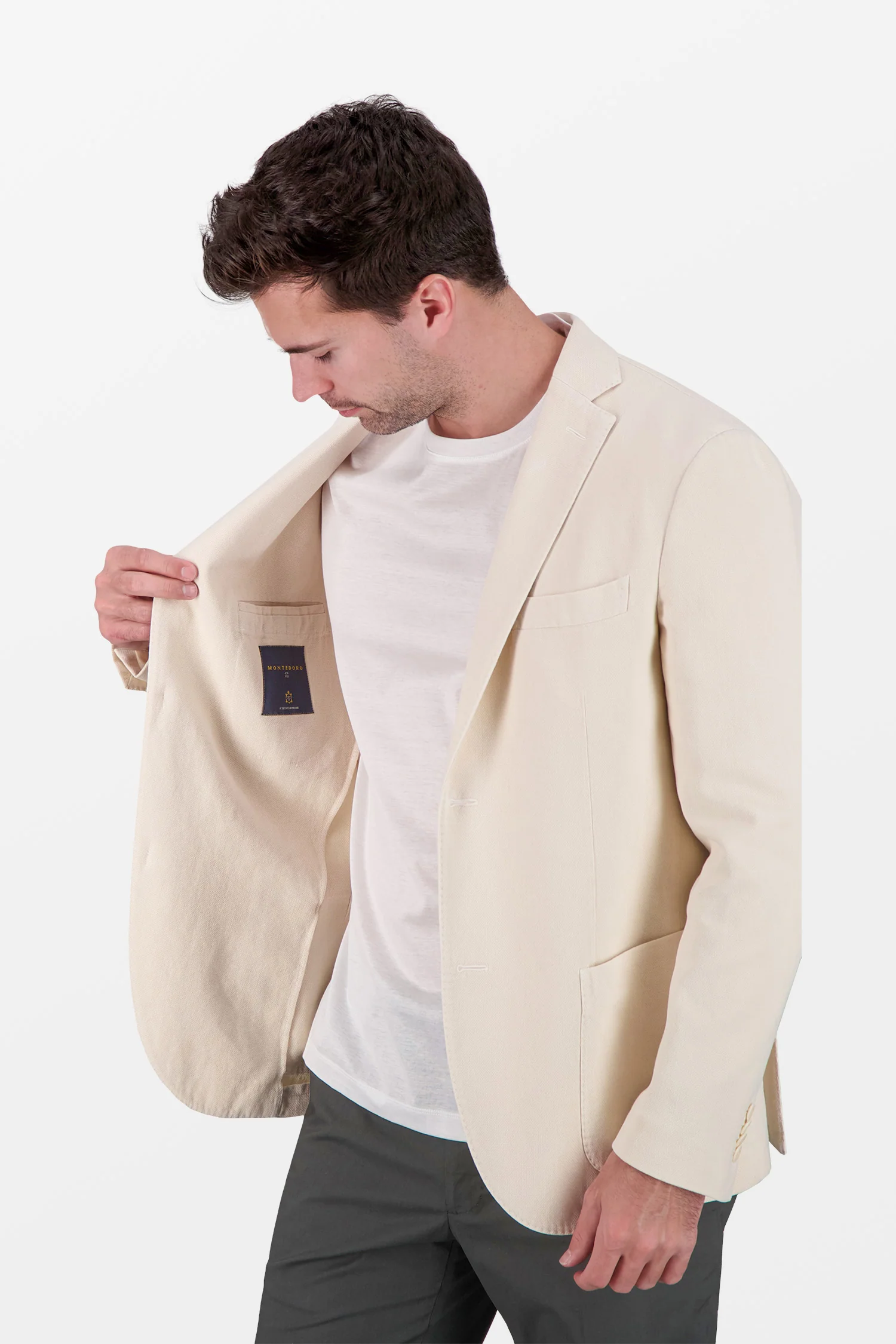 Montedoro Classic Beige Blazer - Image 4