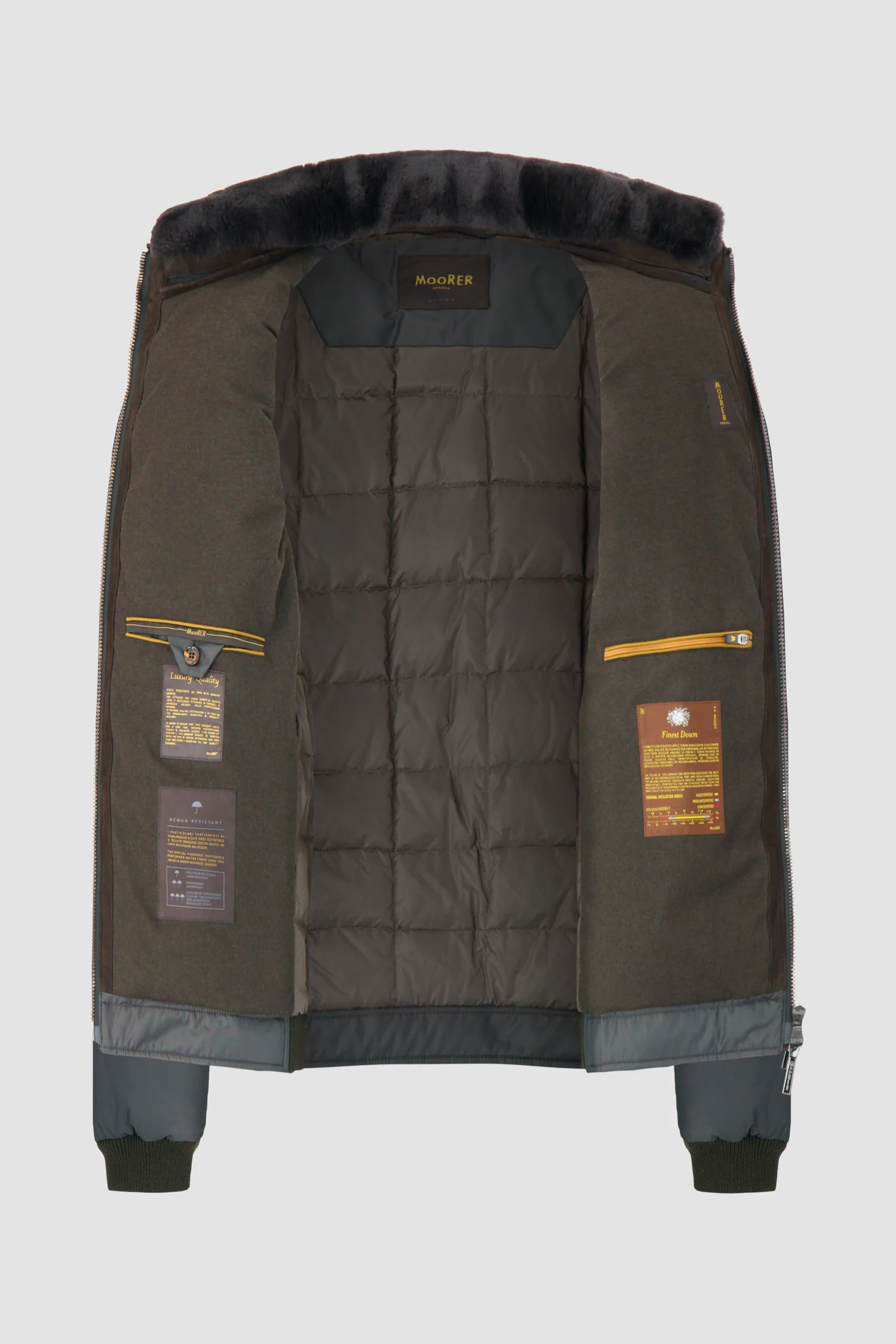 Moorer Anthracite CELOTTI-LAM-WK Jacket - Image 3